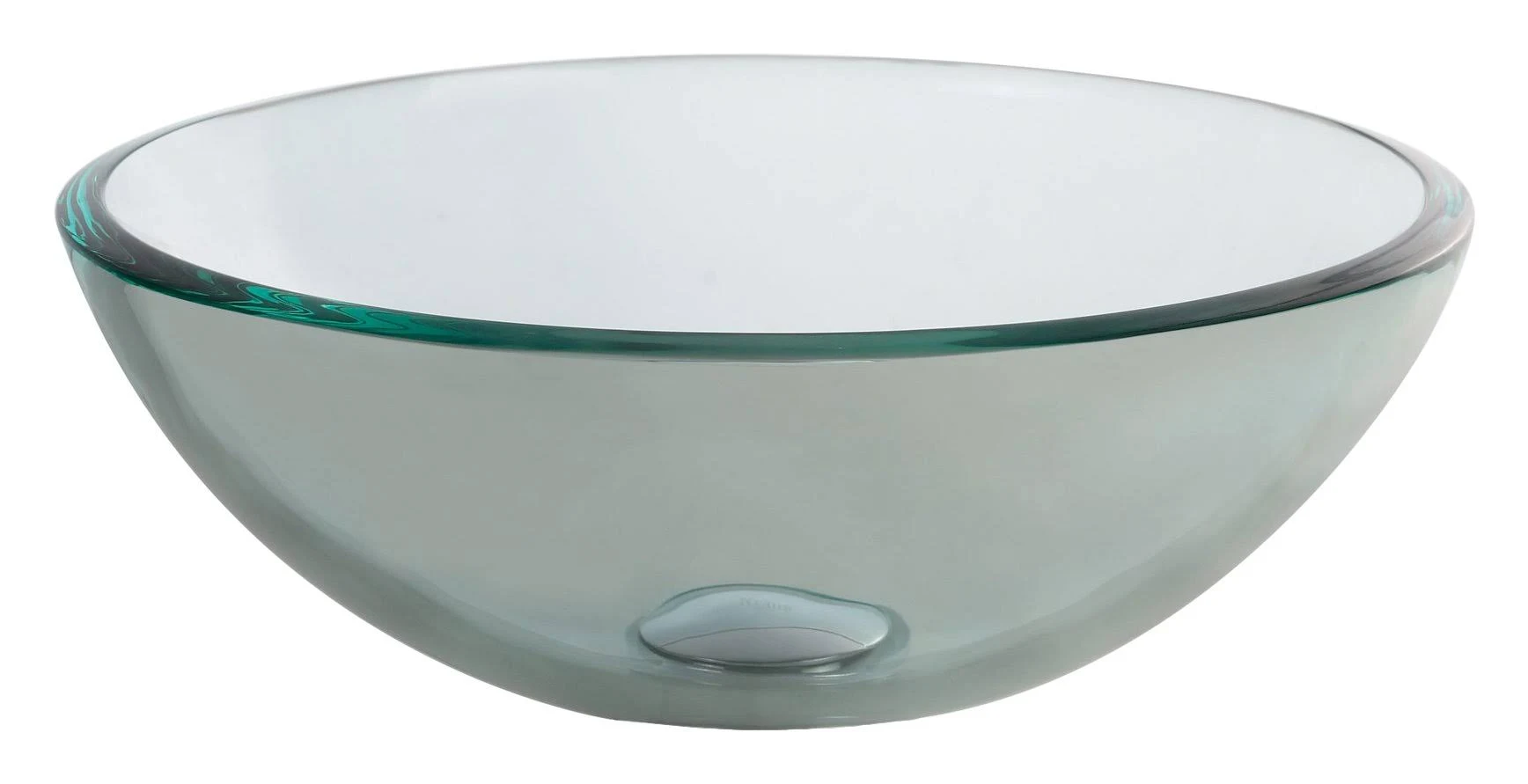 Kraus GV-101-14 14x22 Clear Glass Vessel Bathroom Sink - - Chrome