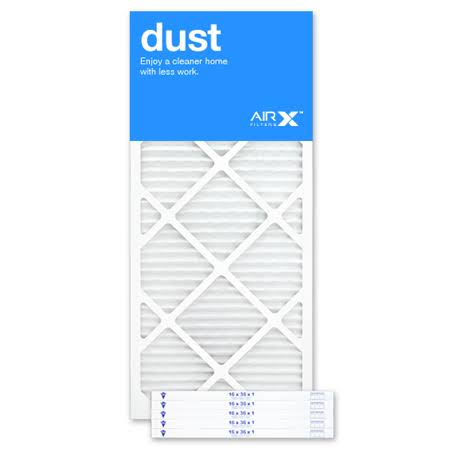 AIRx Filters Dust 16x36x1 Air Filter MERV 8 AC Furnace Pleated Air Filter Replacement Box of 12, Made in The USA