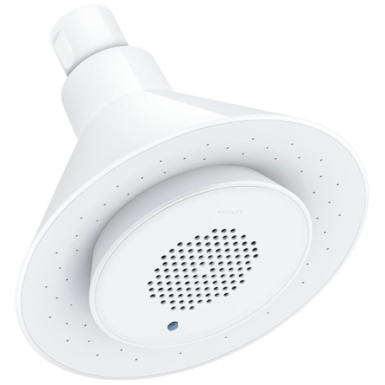 Kohler 9245-E-0 Moxie 2.0 GPM Single-Function Showerhead with Wireless Speaker - White