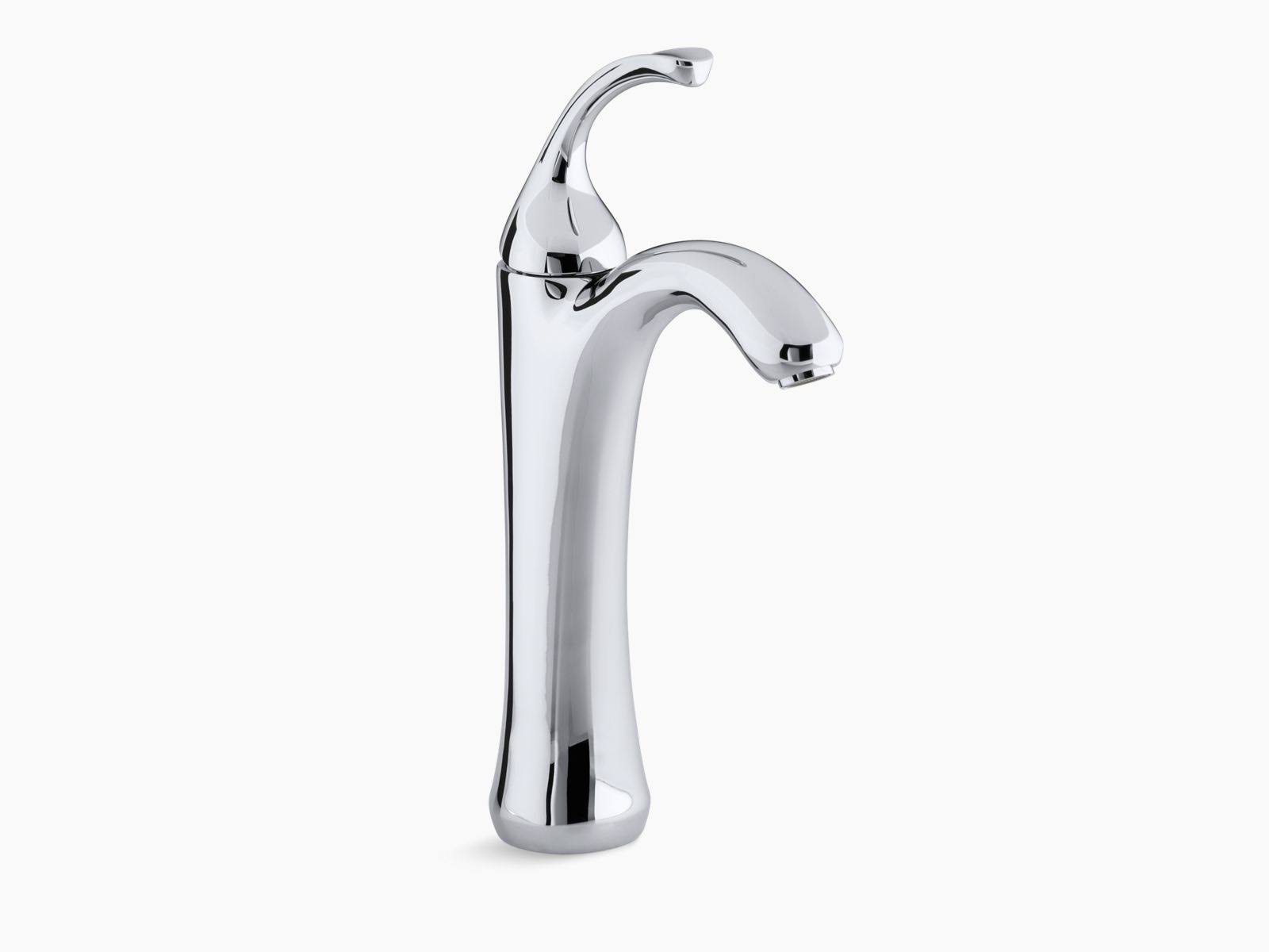 Kohler K-10217-4-CP Forte Tall Single-Handle Bathroom Sink Faucet - Polished Chrome