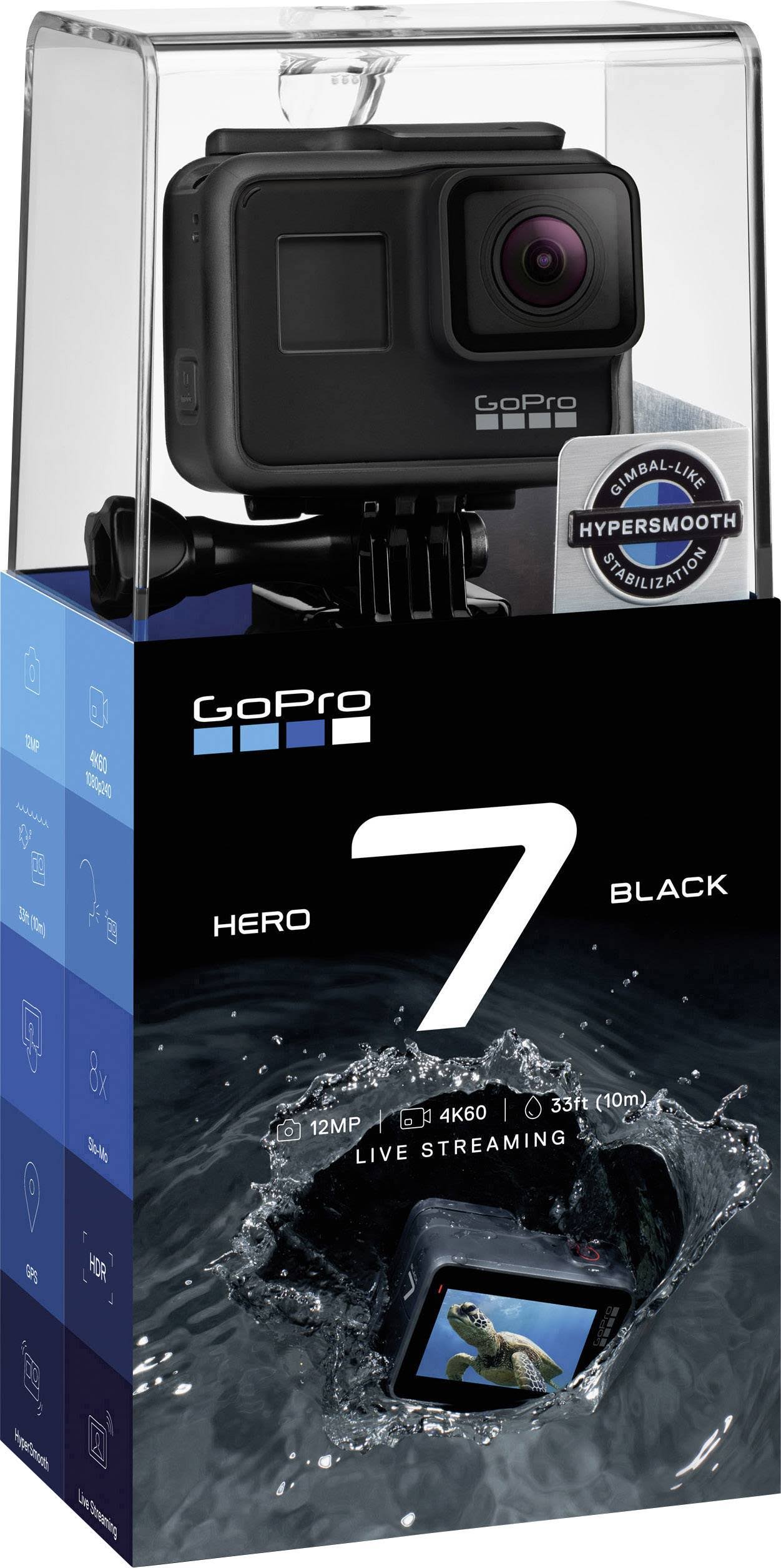 GoPro HERO7 Black 12.0 MP Ultra HD Action Camera - 4K