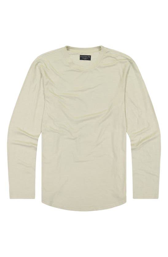 Men&s Goodlife Triblend Scallop Long Sleeve T-Shirt