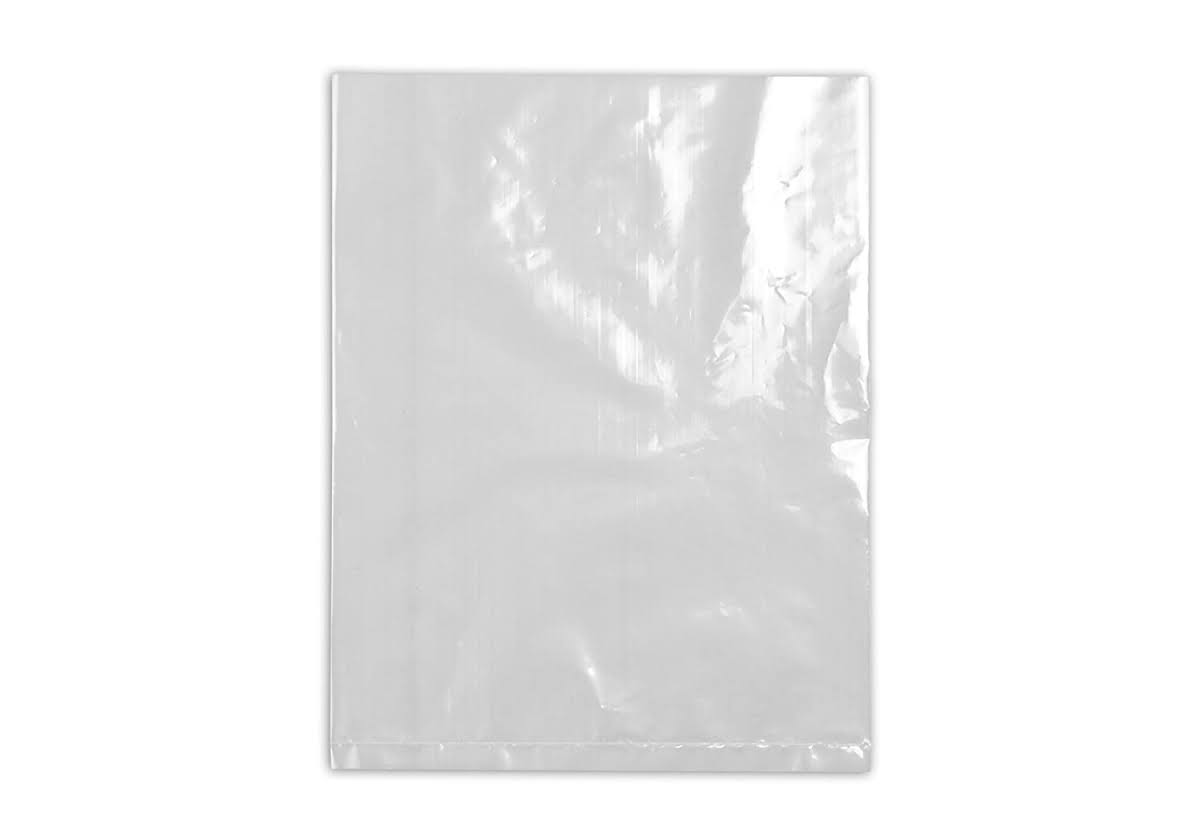 Zoro Select 5dgw2 Open Poly Bag, 2 mil, Clear