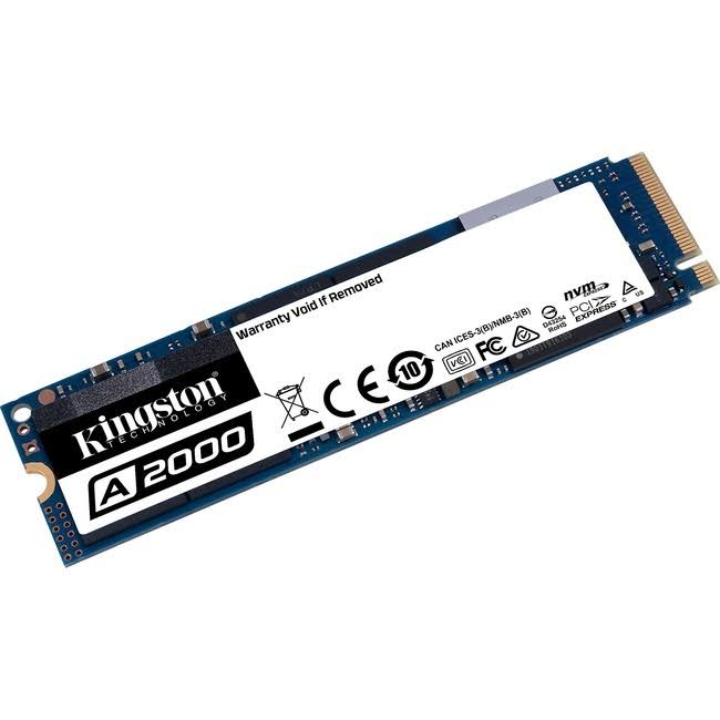 Kingston A2000 250 GB Solid State Drive - M.2 2280 Internal