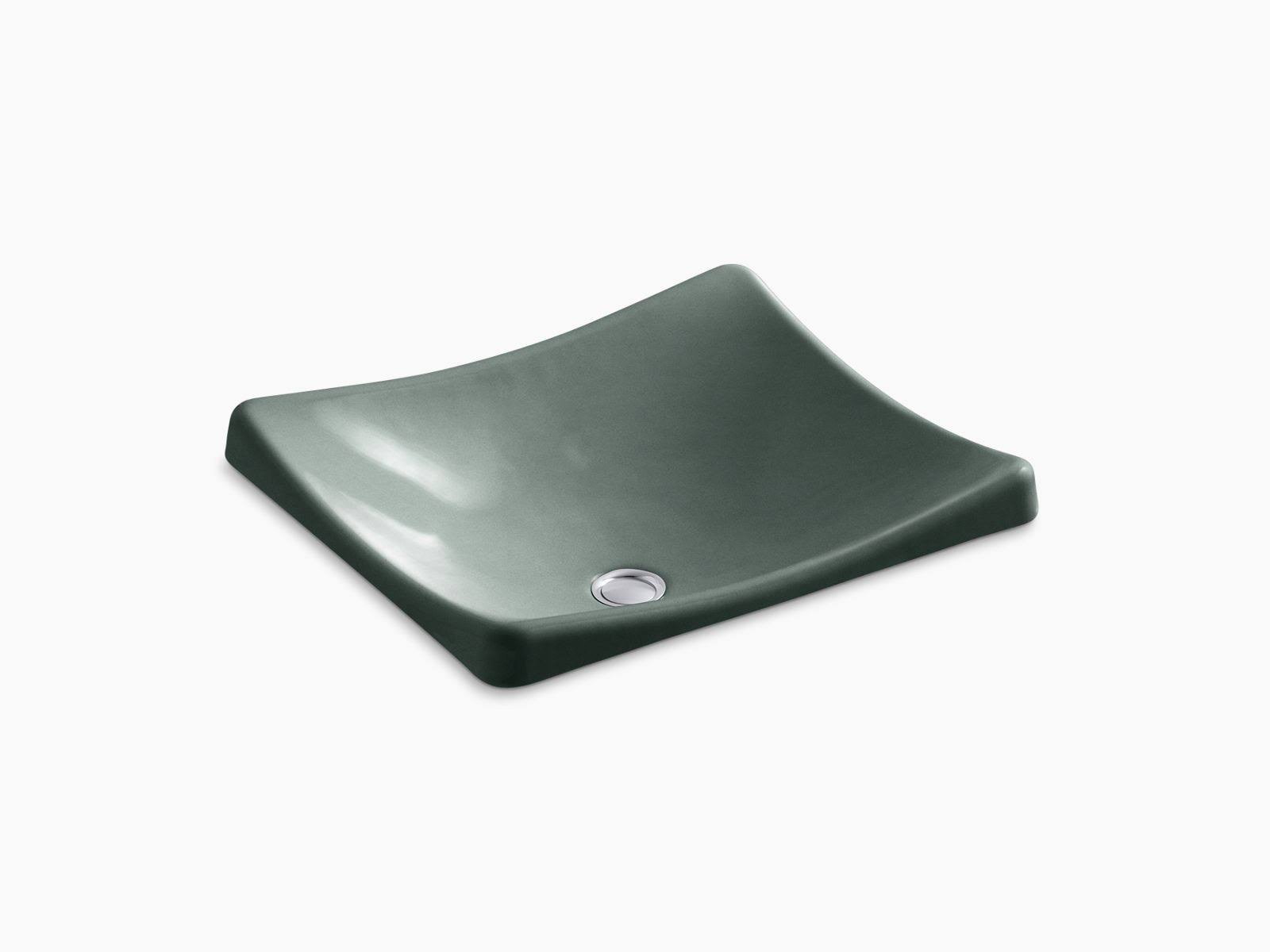 KOHLER K-2833-FT DemiLav Wading Pool Bathroom Sink, Basalt