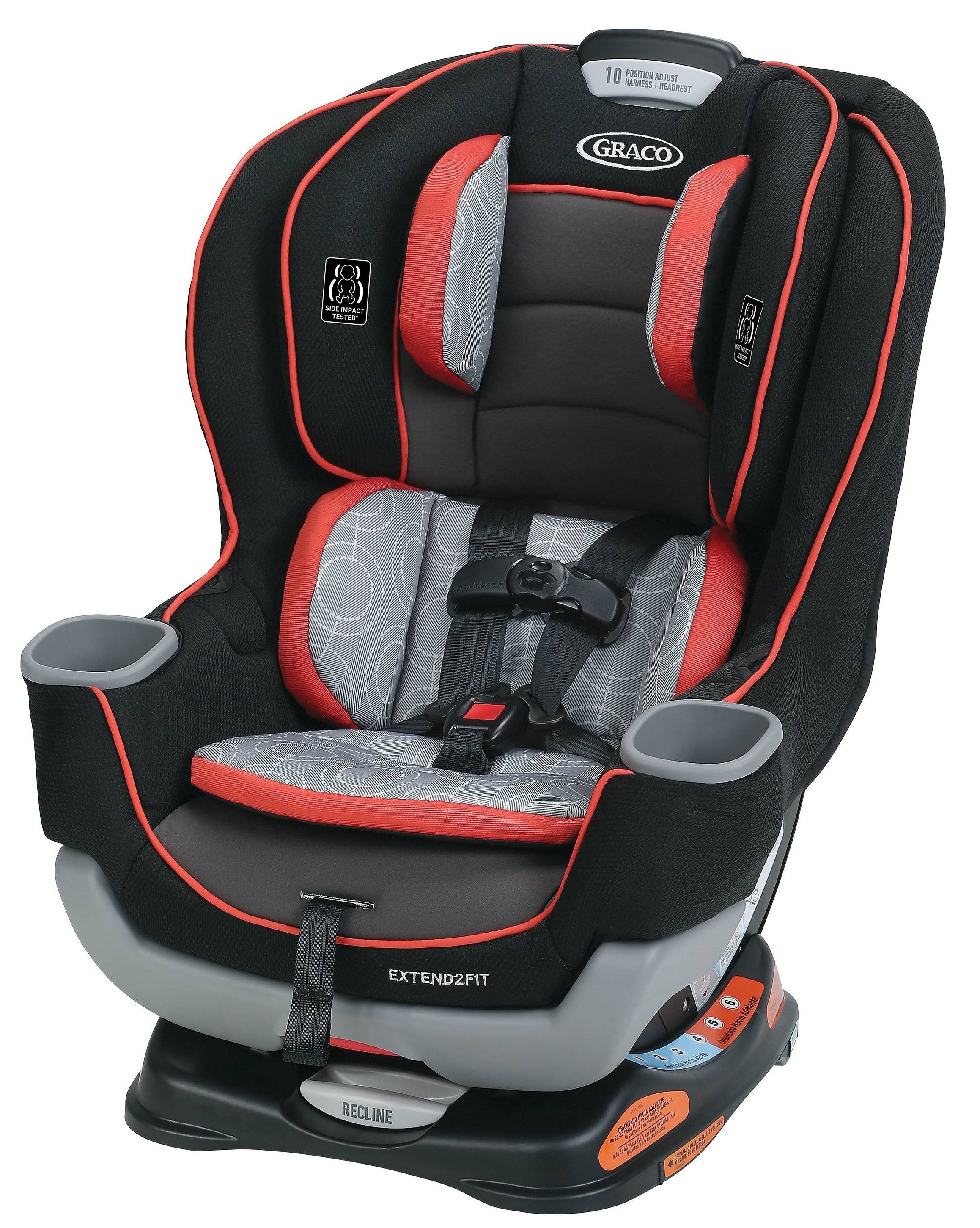 Graco - Extend2Fit Convertible Car Seat, Solar