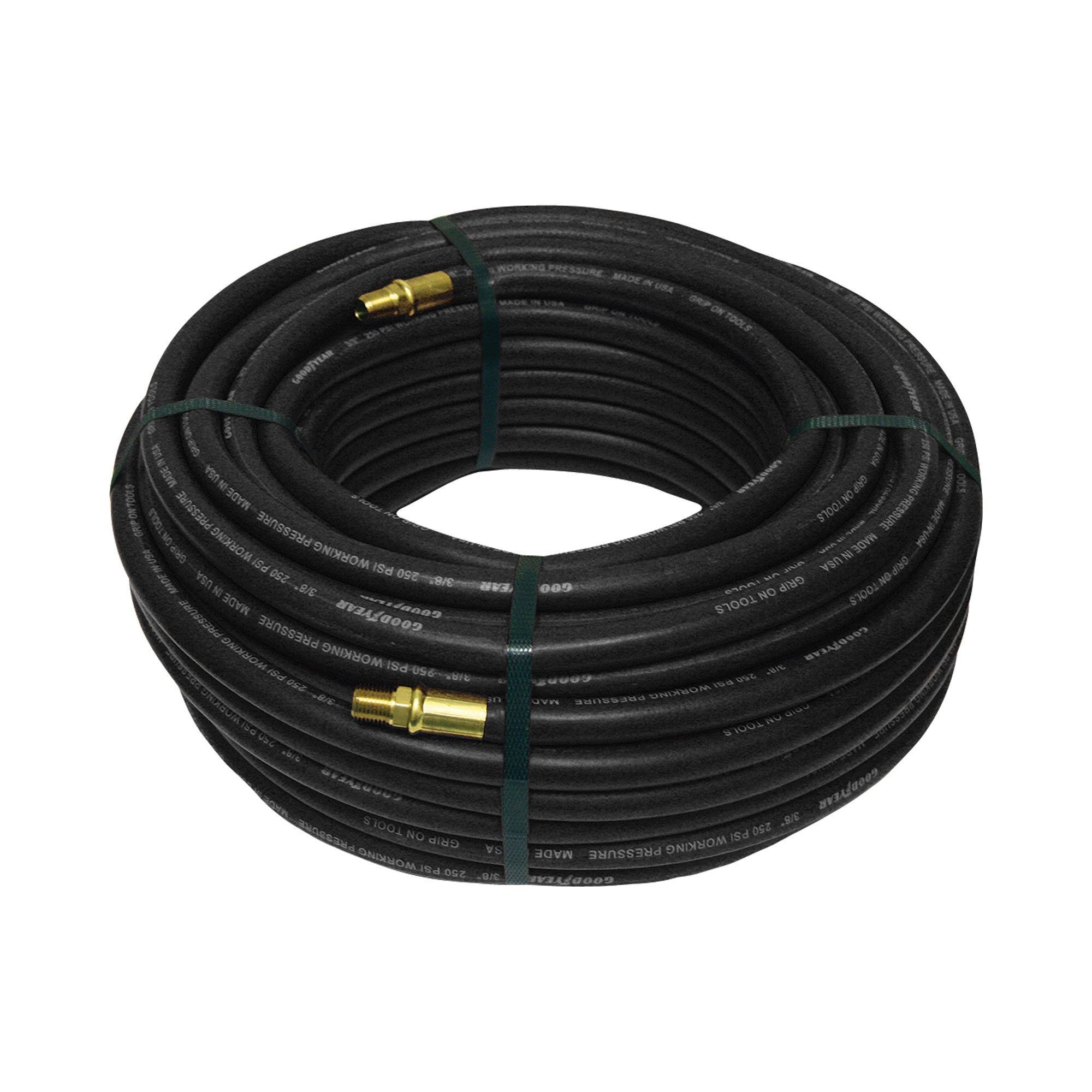 Grip 12760 100& x 3/8x22 Black Goodyear Air Hose