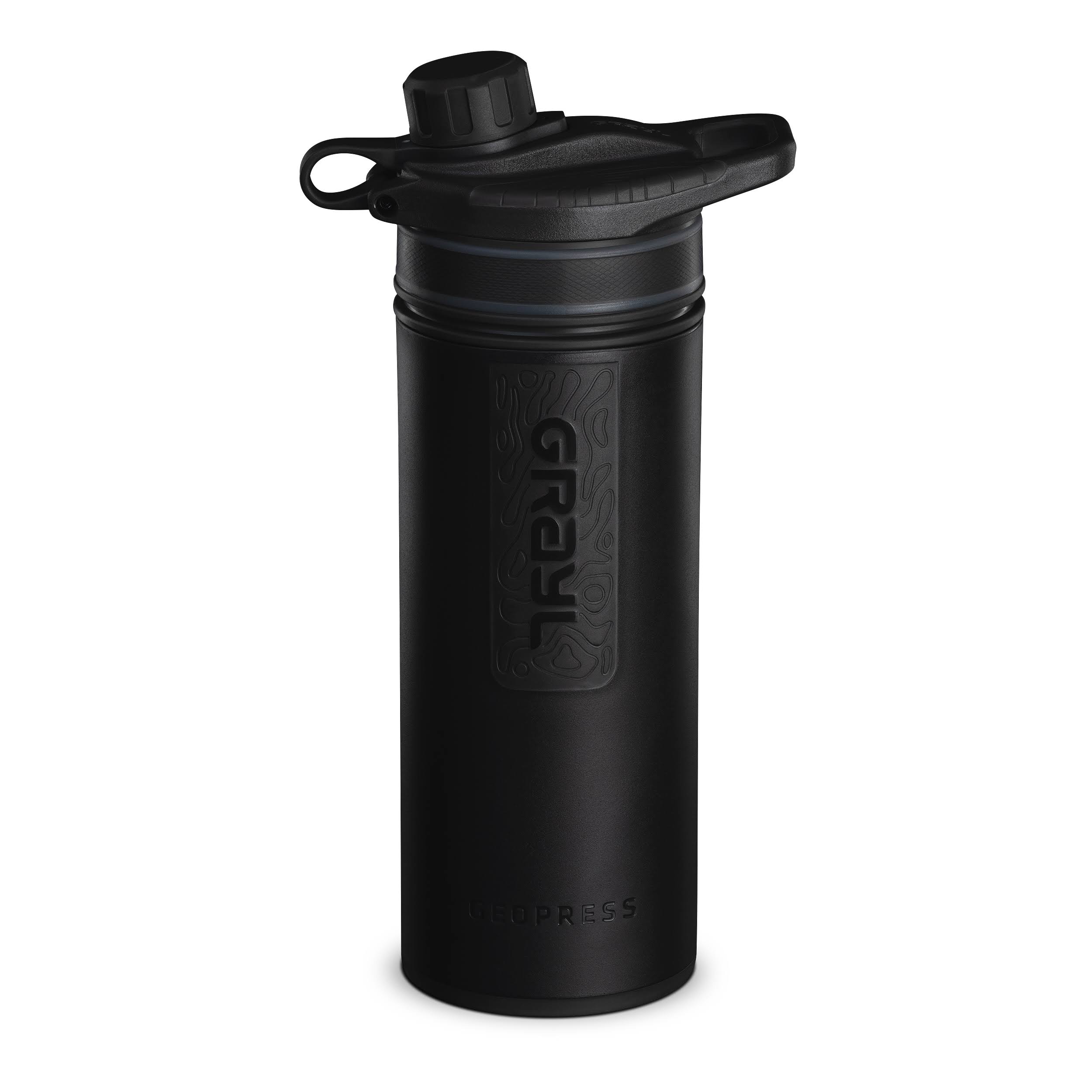 Grayl Geopress Water Purifier Bottle Covert Black