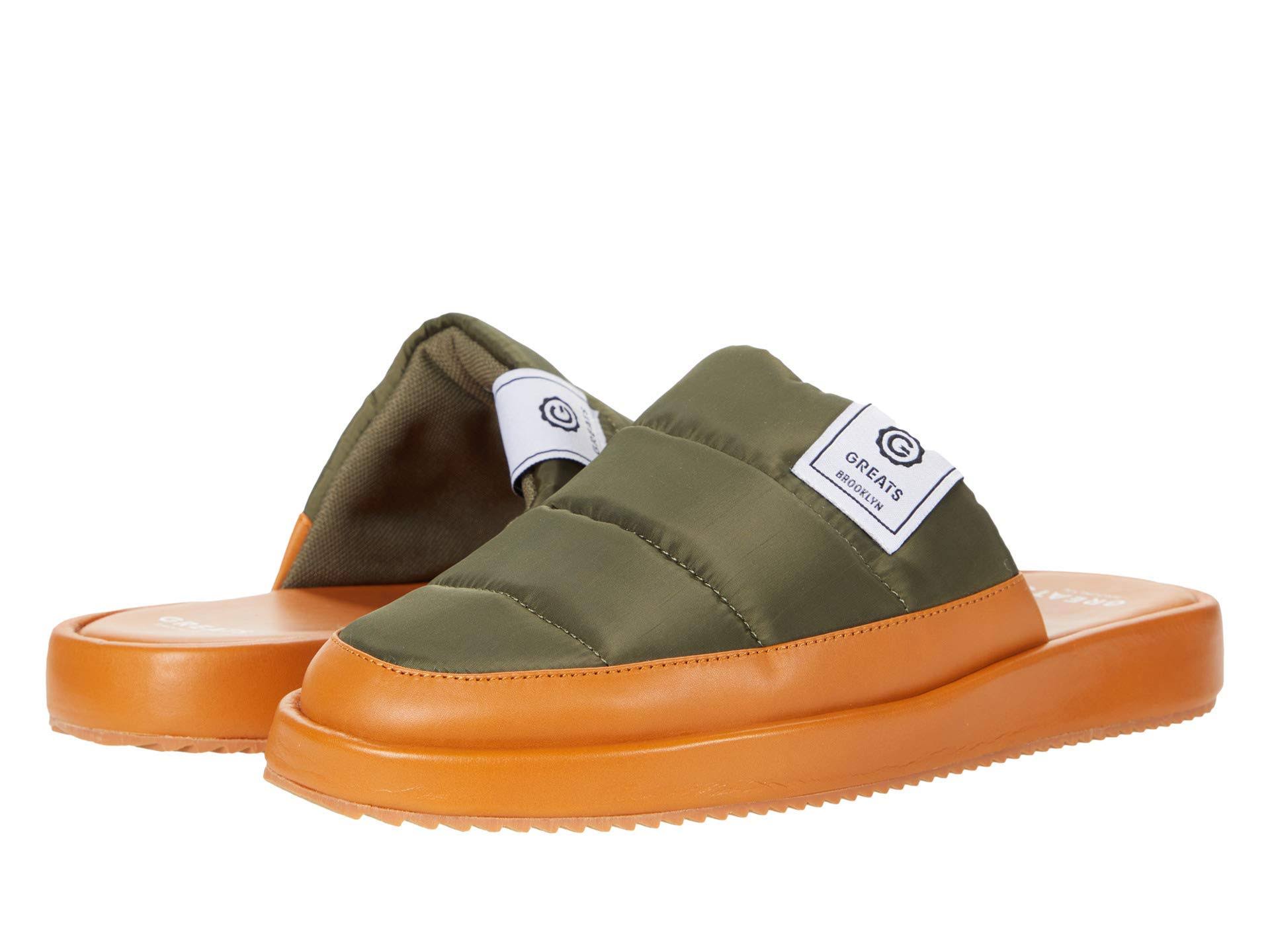 Greats The Foster Slipper - Green - US 8