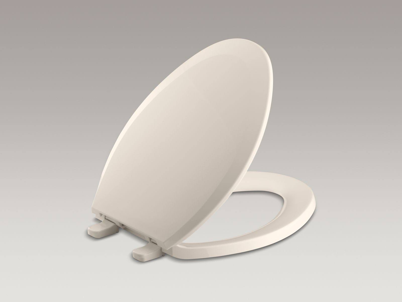 Kohler K-4652-55 Lustra with Quick-Release Hinges Elongated Toilet Seat Innocent Blush