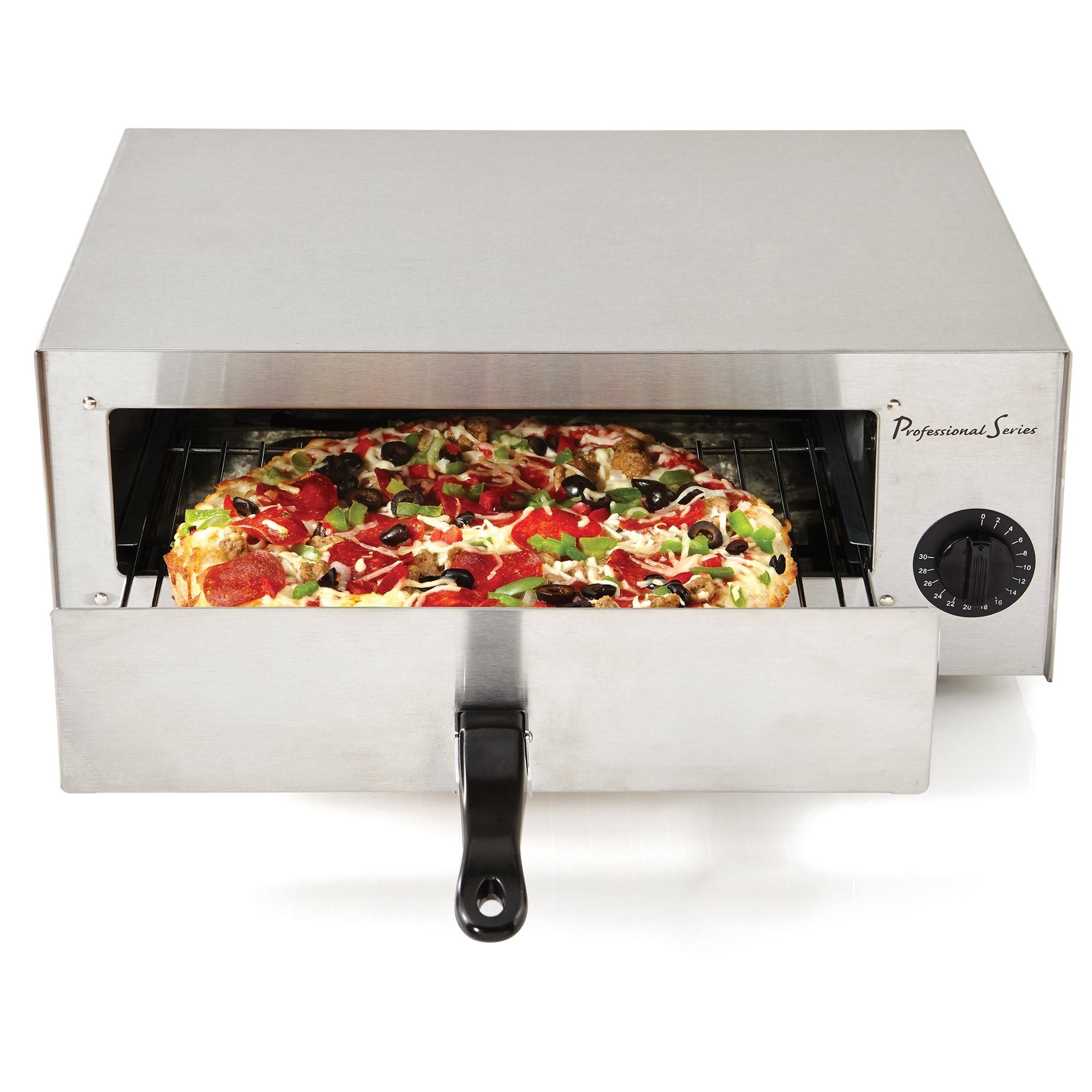 Professional Series Pizza Baker u0026 Frozen Snack Oven - Stainless Steel