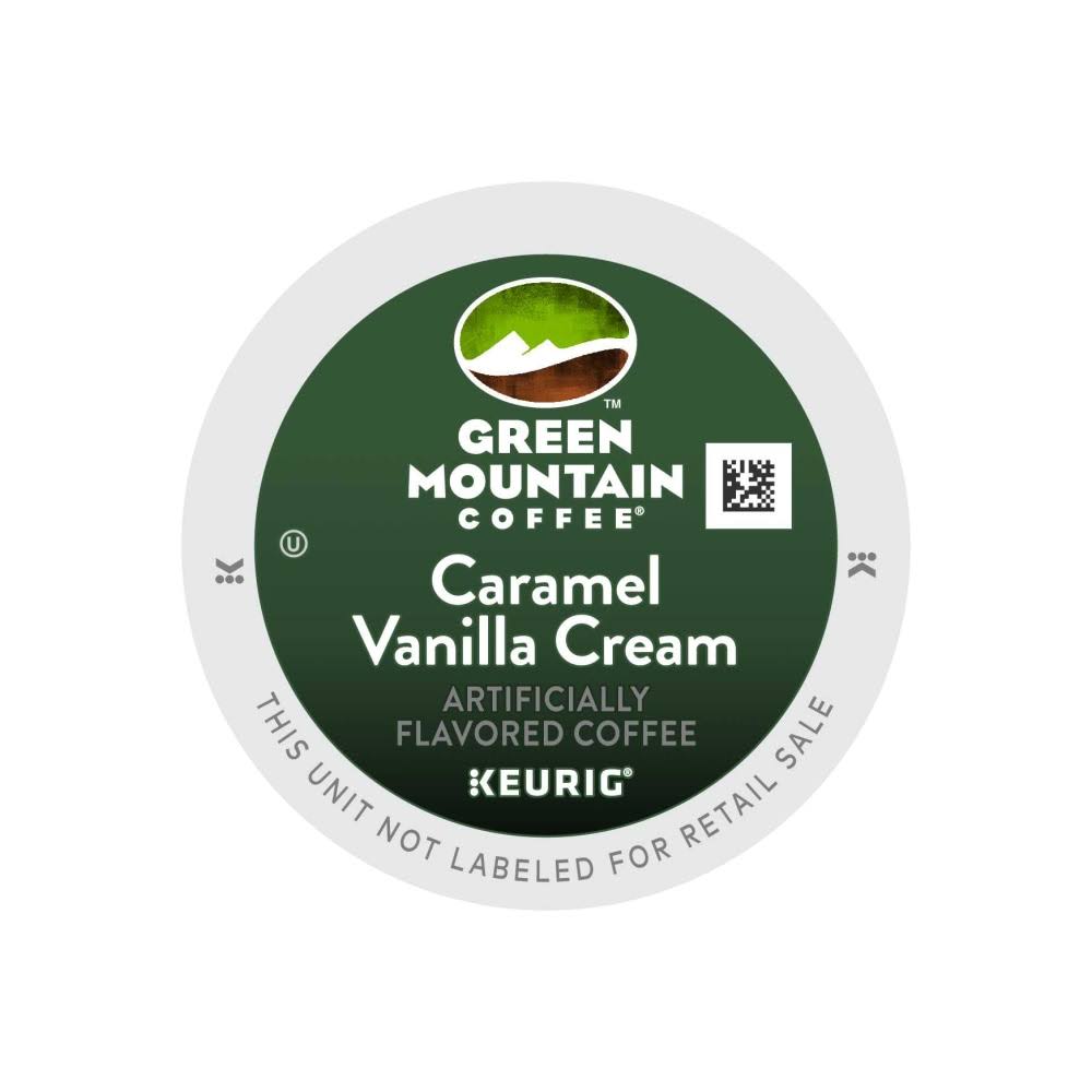 Green Mountain Coffee Caramel Vanilla Cream Coffee K-Cups, 96/Carton