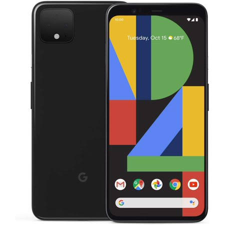 (Refurbished) Google Pixel 4 XL Smartphone, 64GB Memory, Unlocked Cellular - Just Black