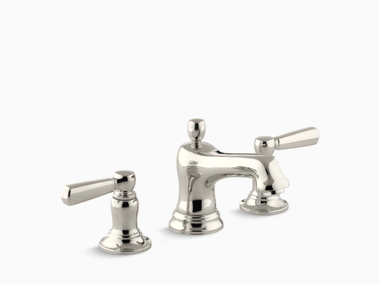 Kohler K-10577-4 Bancroft Widespread Bathroom Faucet - Vibrant Polished Nickel