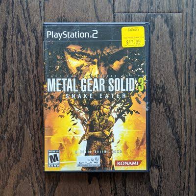Metal Gear Solid 3 for PS2 - Complete