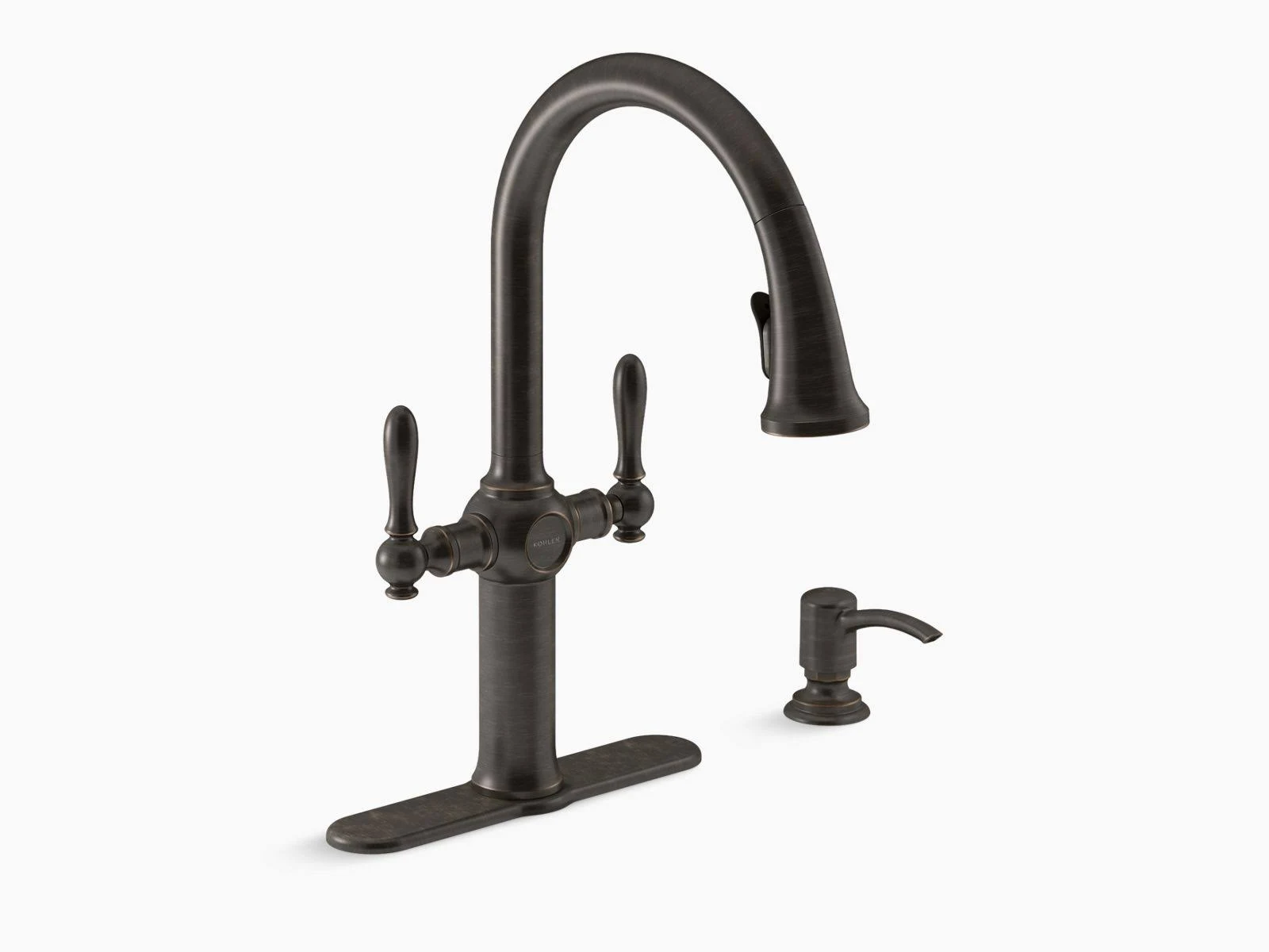 Kohler K-R24937-SD-2BZ Neuhaus Kitchen Sink Faucet, Oil-Rubbed Bronze