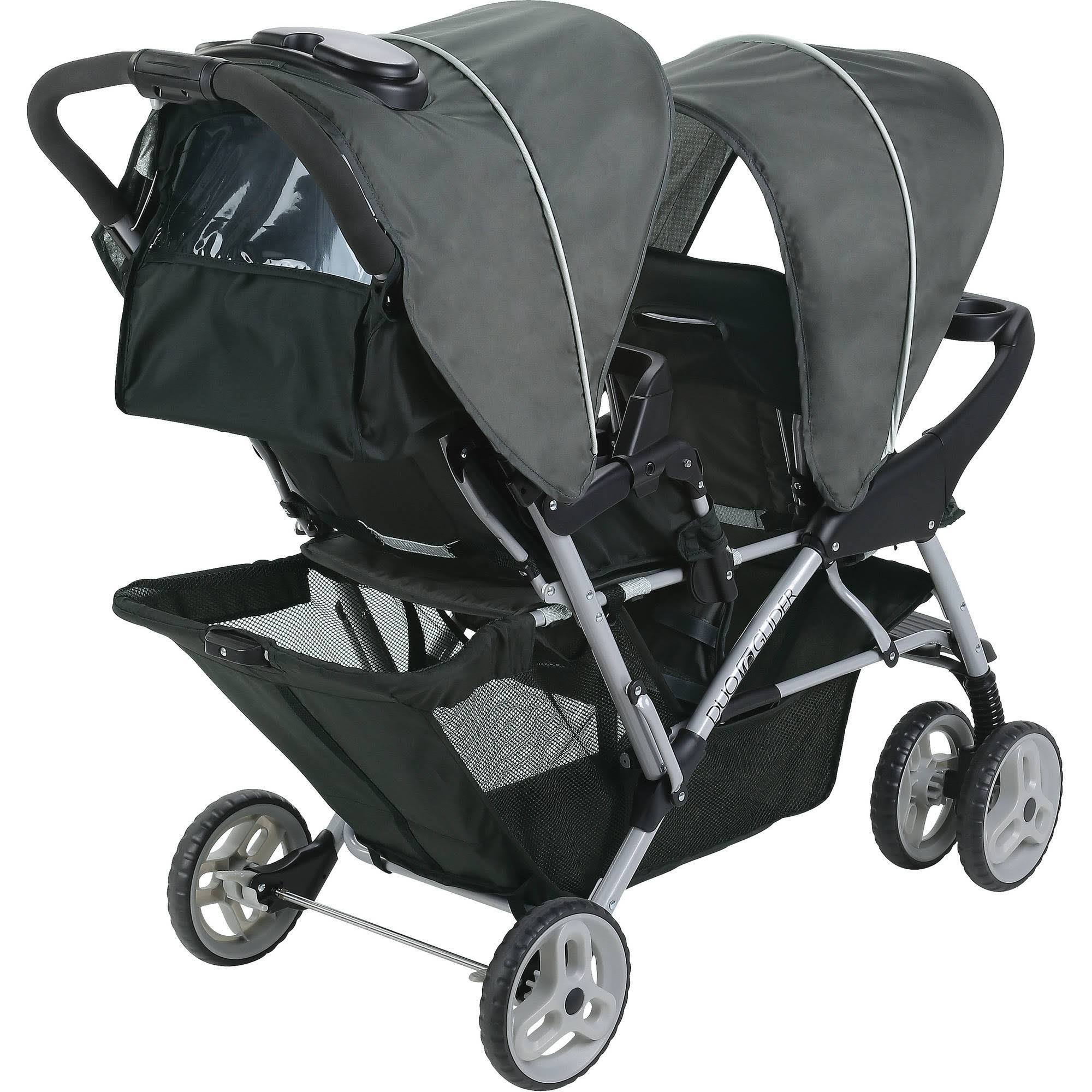 Graco DuoGlider Click Connect Double Stroller in Glacier