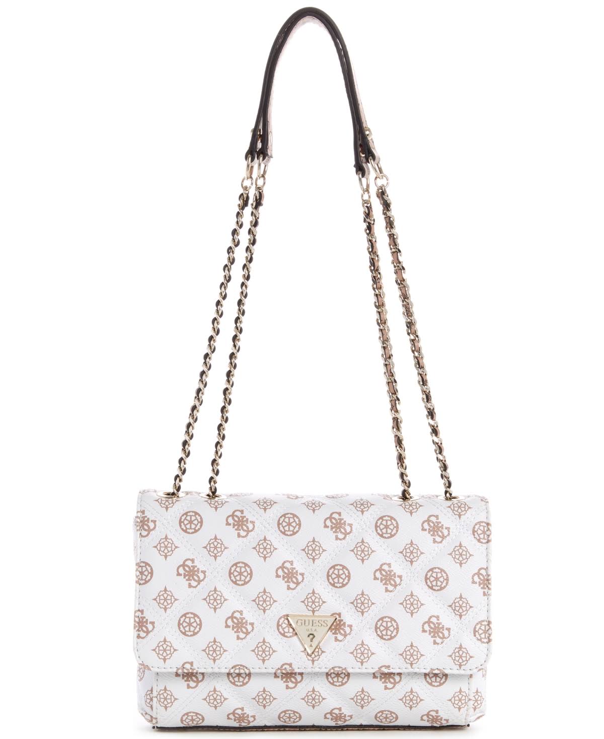 Guess Cessily Convertible Crossbody - White Multi