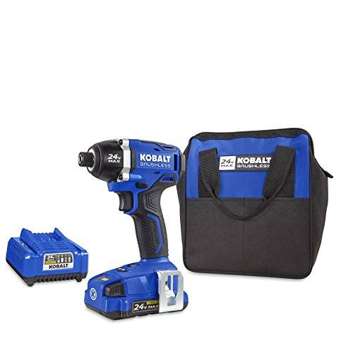 Kobalt 24-Volt Max Variable Speed Brushless Cordless Impact Driver Kit - 0672824