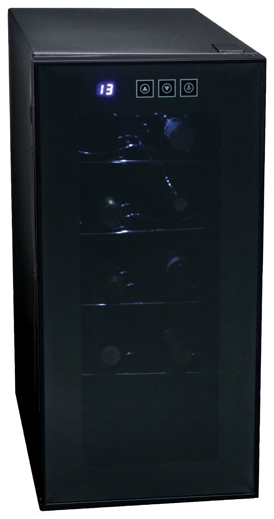 Koolatron KWT10BN Black 10-Bottle Wine Cooler