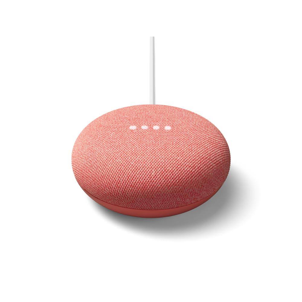 Google Nest Mini (2nd Gen) Smart Speaker - Coral