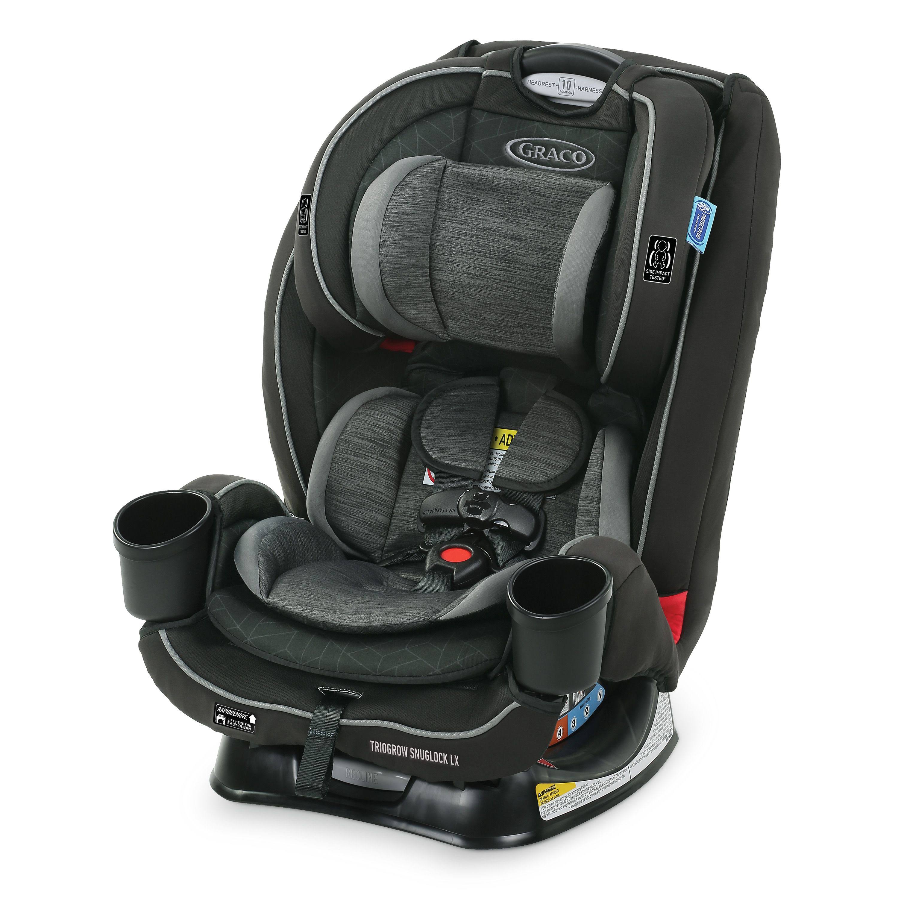 Graco 2086490 TrioGrow SnugLock LX 3-in-1 Car Seat, Everett
