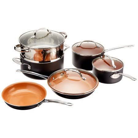 Gotham Steel Ceramic and Titanium Nonstick 10-Piece Set