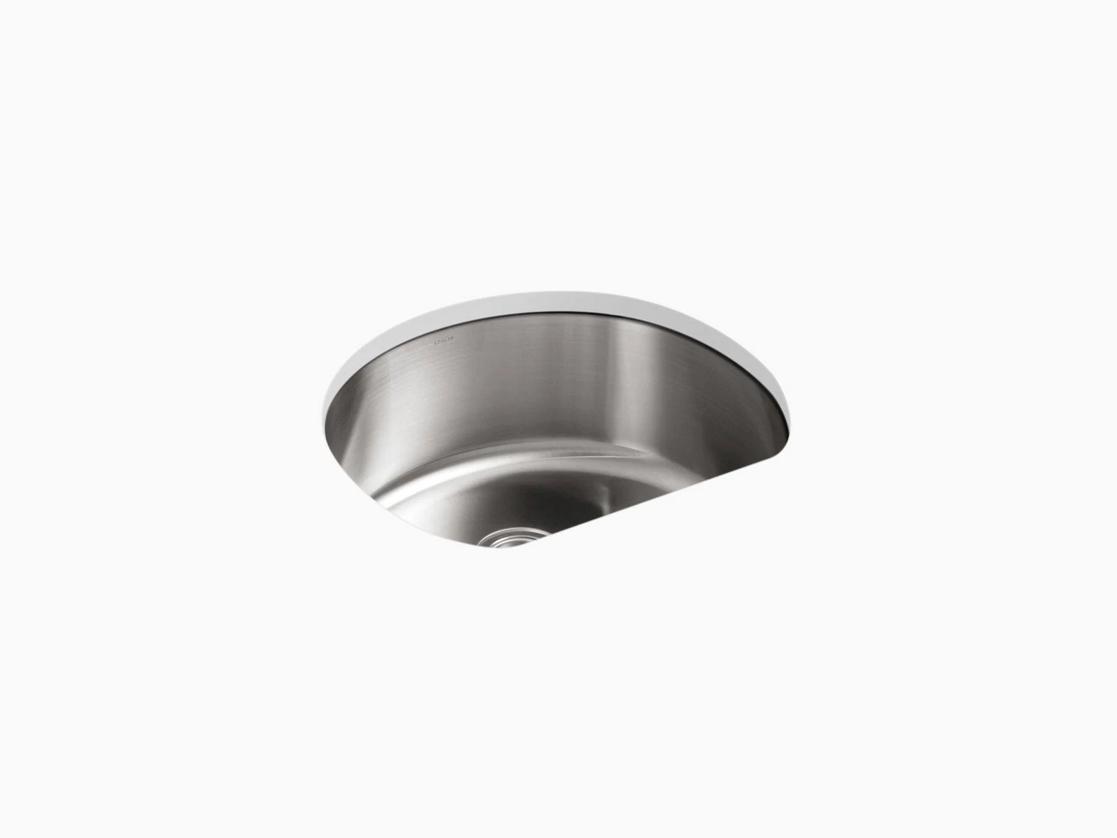 KOHLER K-3186-NA Undertone Medium D-Bowl Kitchen Sink
