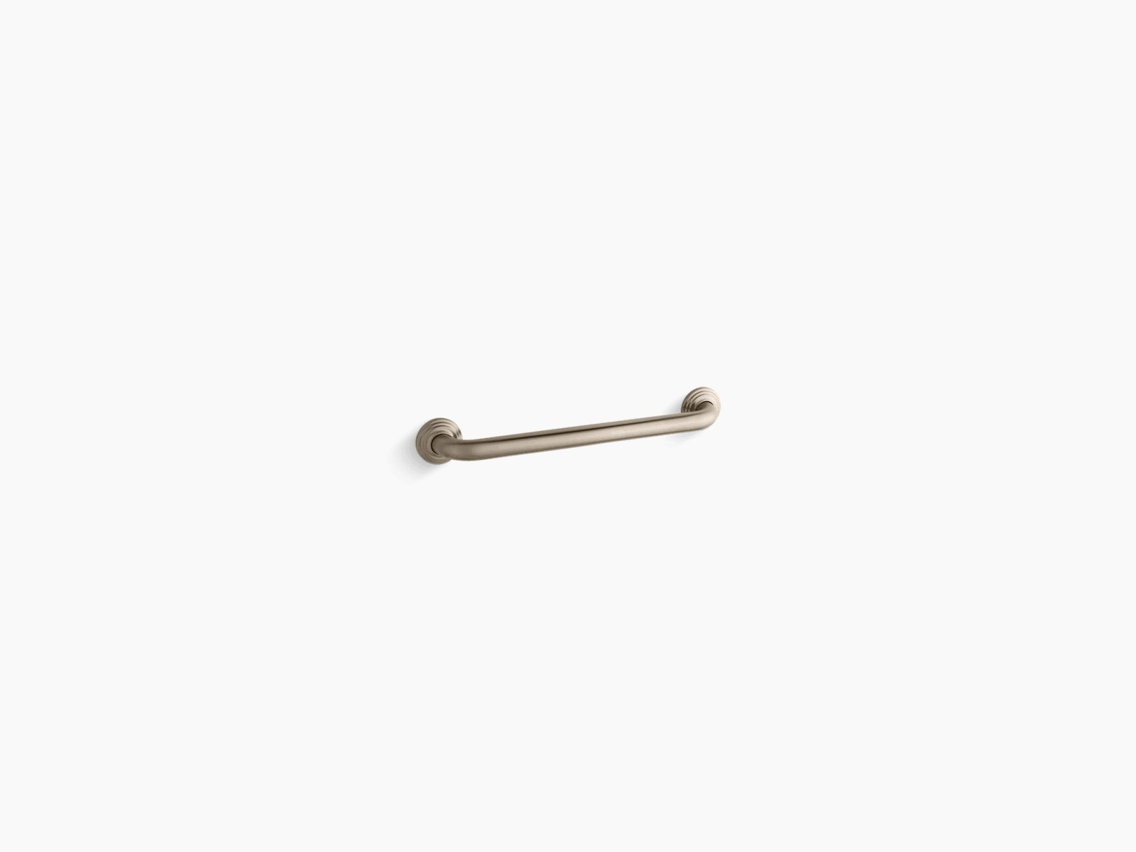 KOHLER K-10541-BV Traditional 18 In. Grab Bar, Vibrant Brushed Bronze