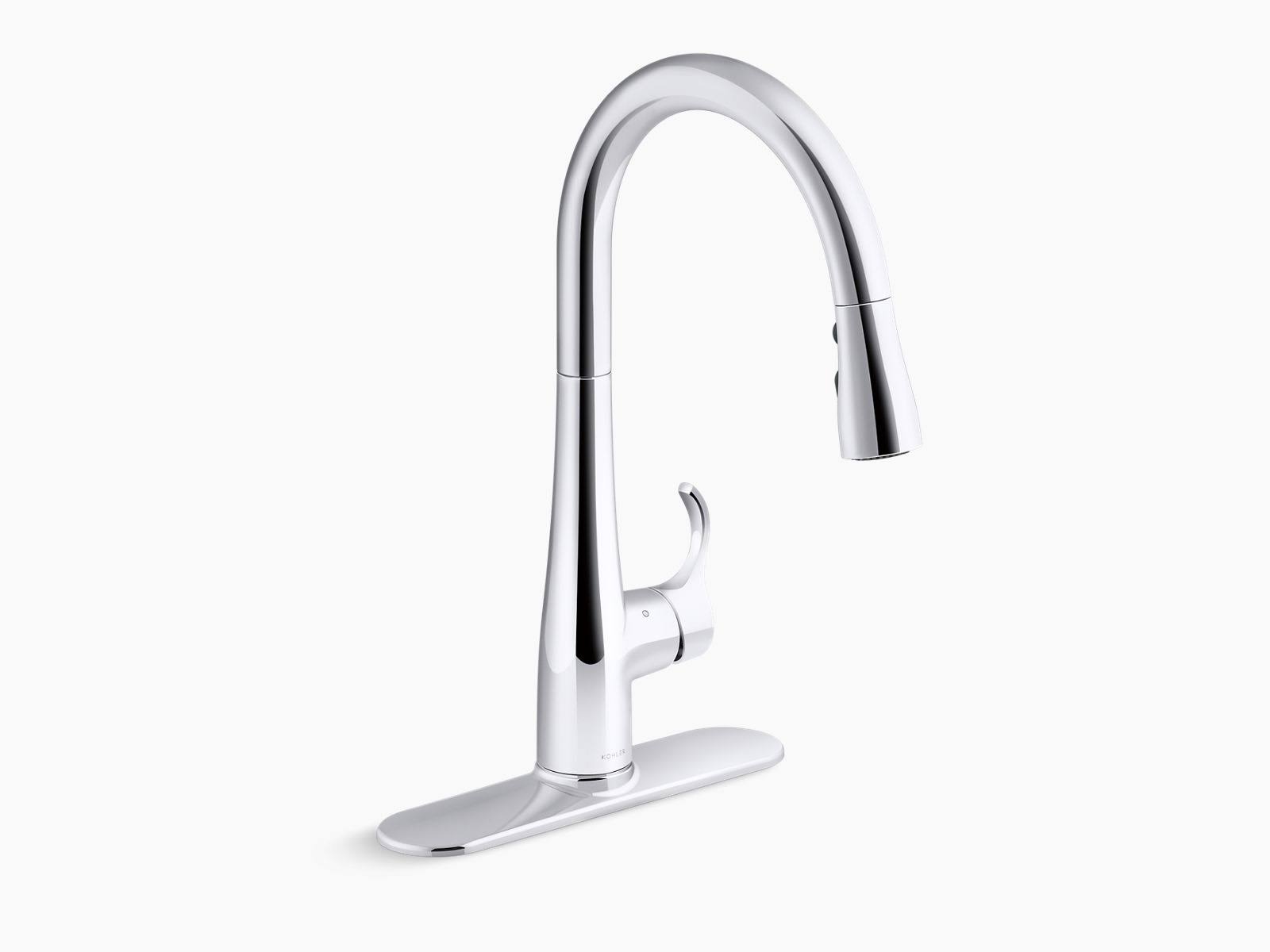 Kohler 22036-CP Simplice Touchless Pull-Down Kitchen Sink Faucet - Polished Chrome