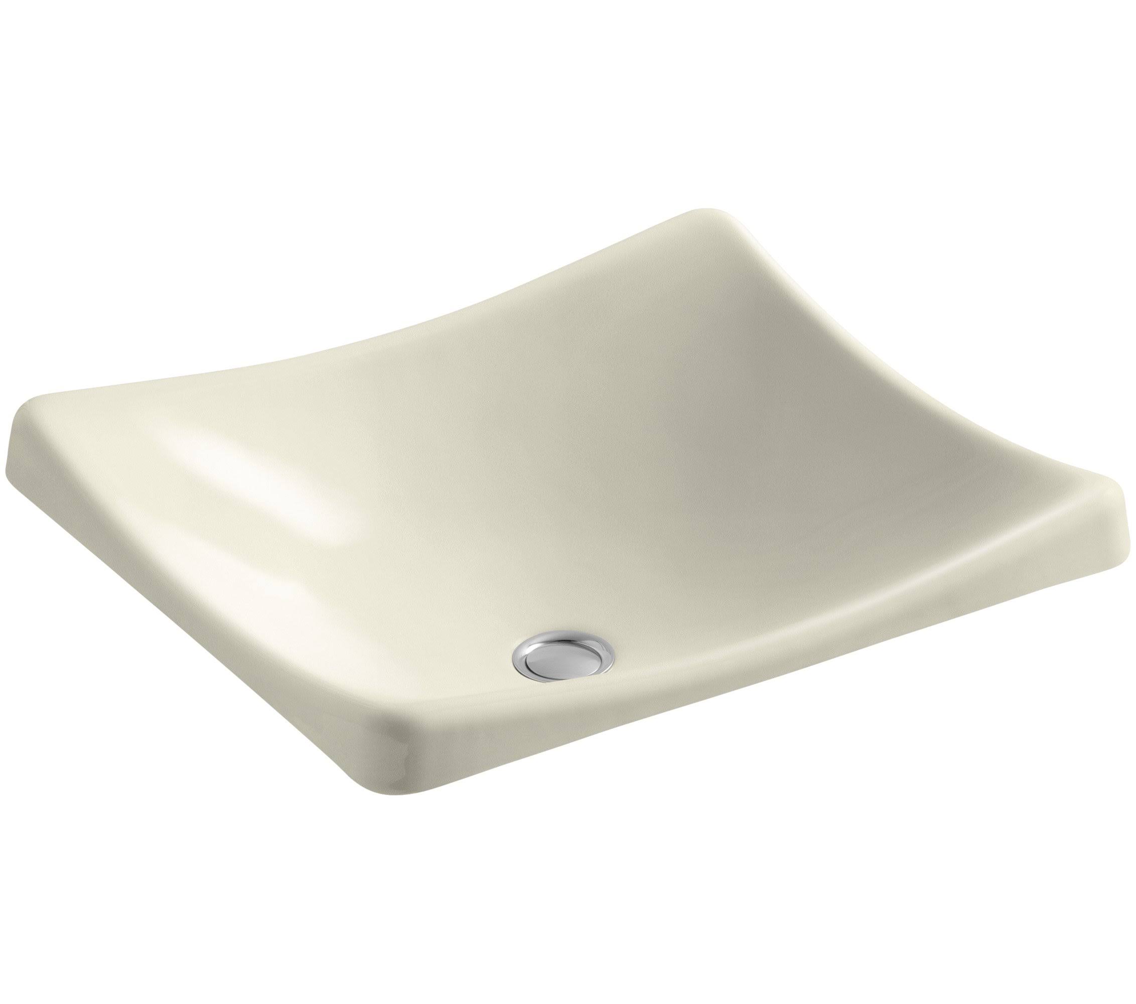 KOHLER K-2833-FD DemiLav Wading Pool Bathroom Sink, Cane Sugar