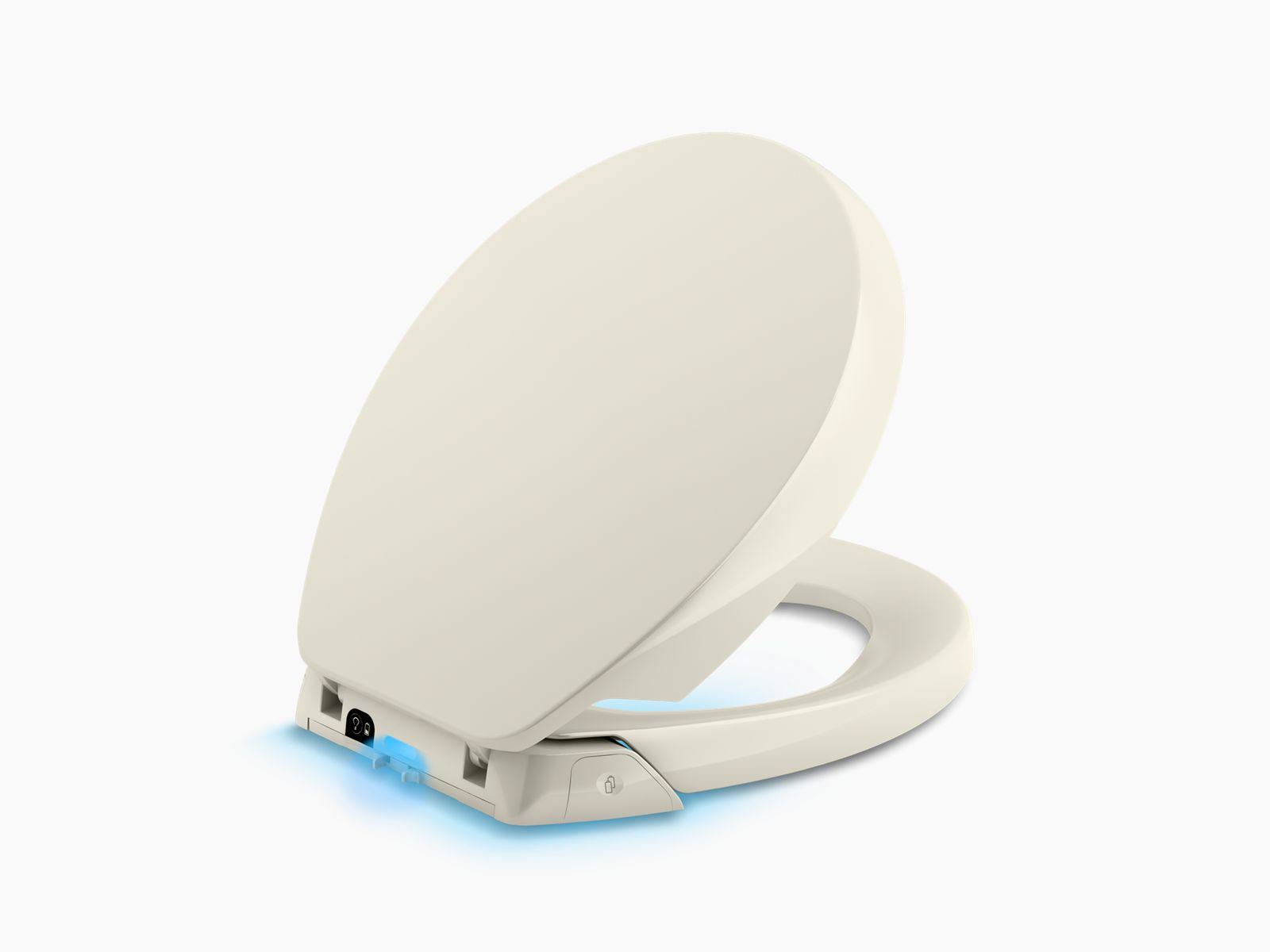 Kohler K-5589-96 Purefresh Round Front Toilet Seat - Biscuit