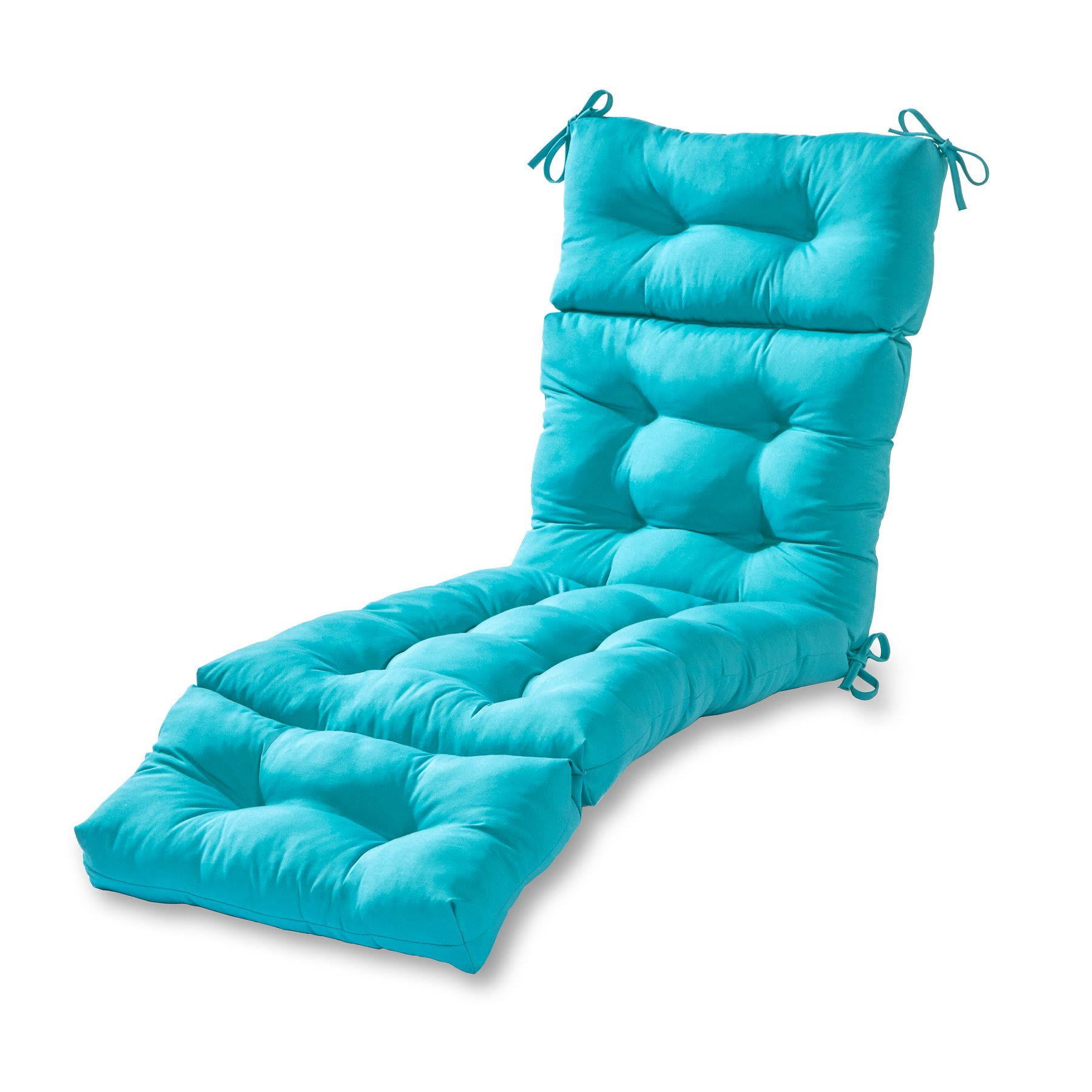 Greendale Home Fashions 72-Inch Outdoor Chaise Lounge CUSHION, Teal