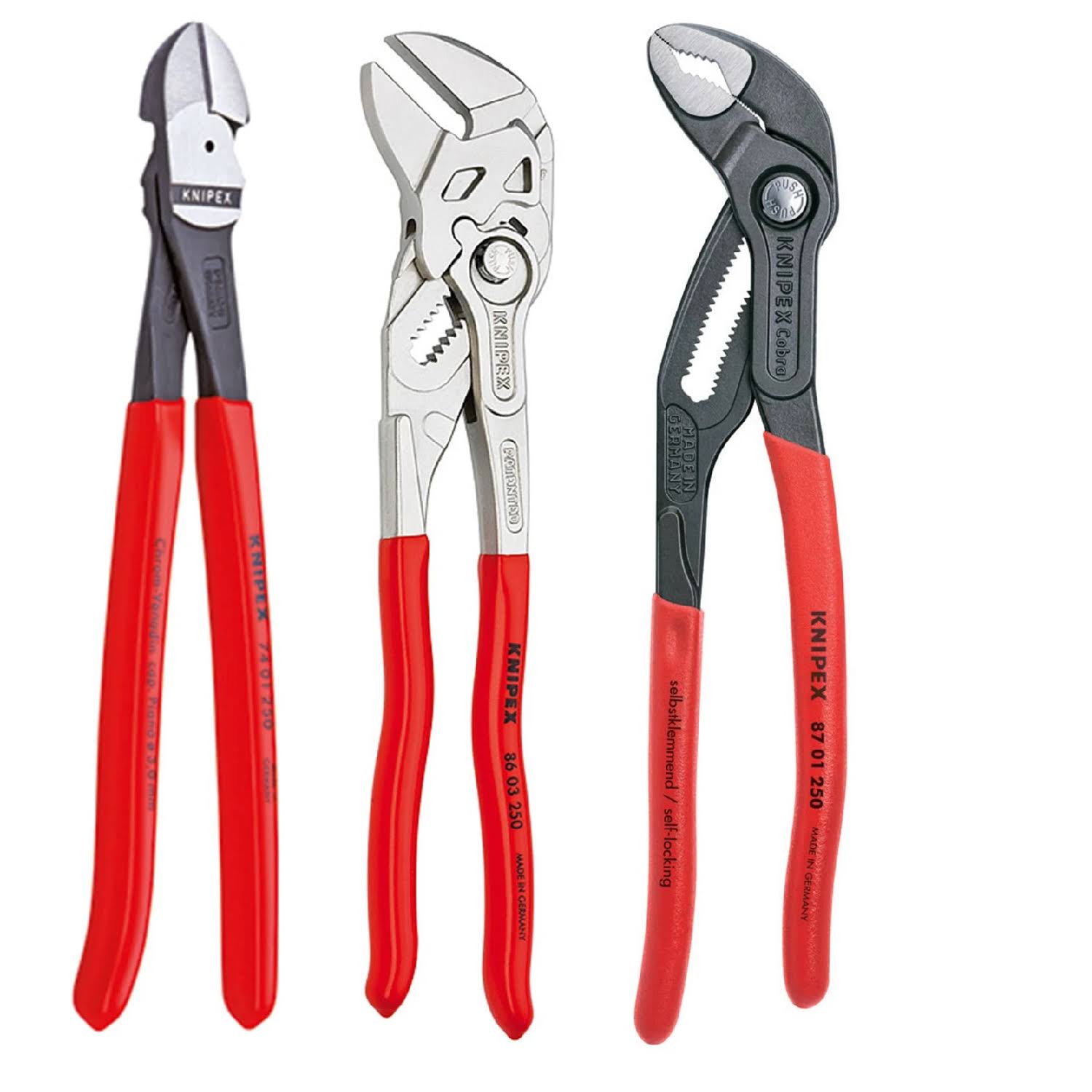 Knipex 3-Piece 10 in. Pliers Set
