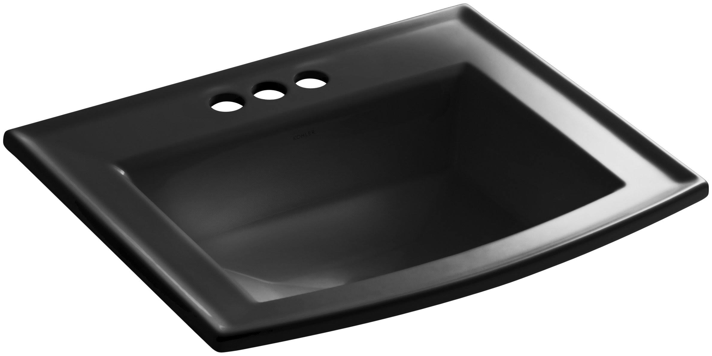 Kohler K-2356-4-7 Archer Bathroom Sink Black