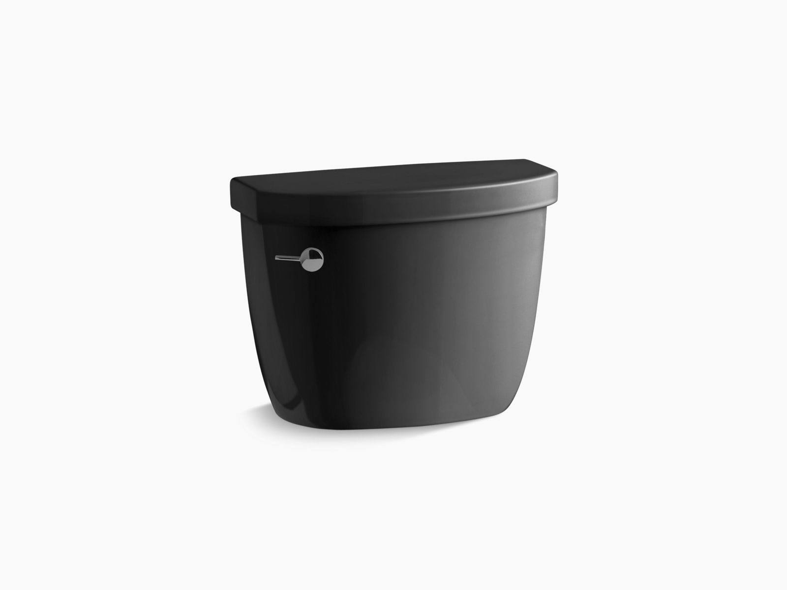 Kohler K-4418-7 Cimarron Toilet Tank, 1.6 GPF - Black Black