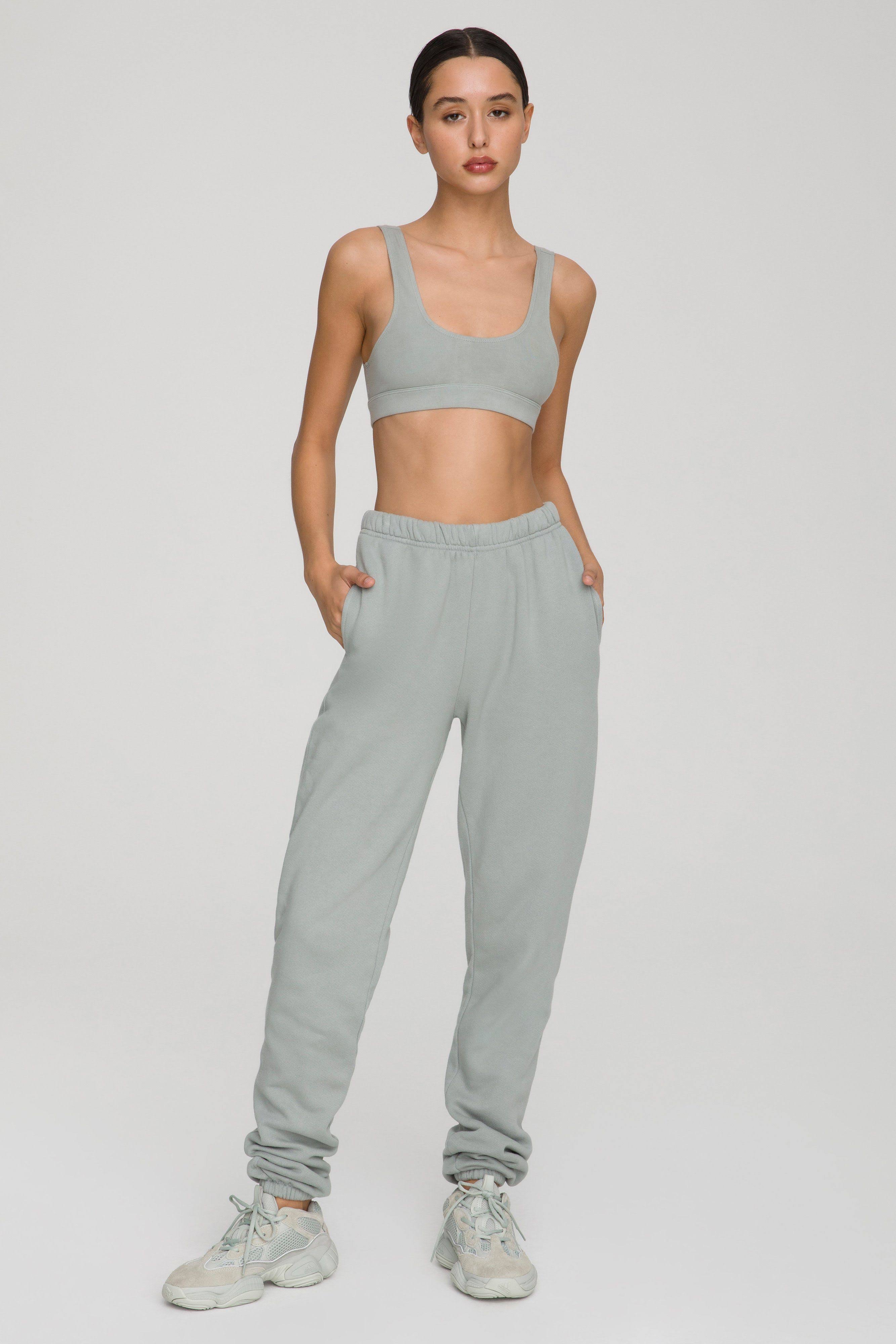 Good American Women&s Boyfriend Sweatpants - Gray - Size 7/XXXXL - Quary