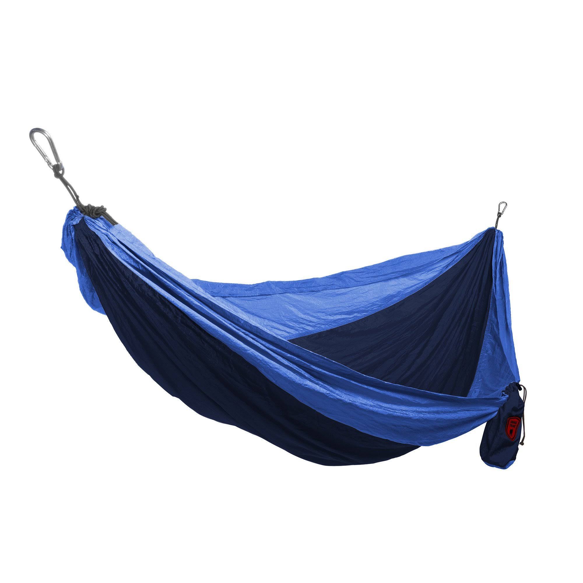 Grand Trunk Double Parachute Nylon Hammock, Blue