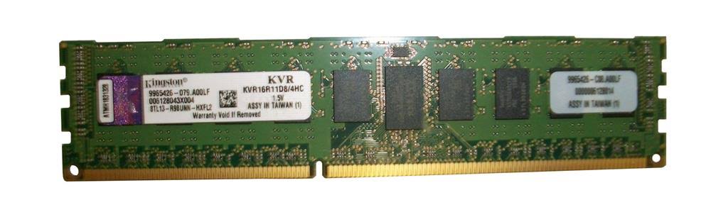 Kingston KVR16R11D8/4HC 4GB 1600Mhz DDR3 ECC Reg CL11 DIMM Dr X8 Hynix