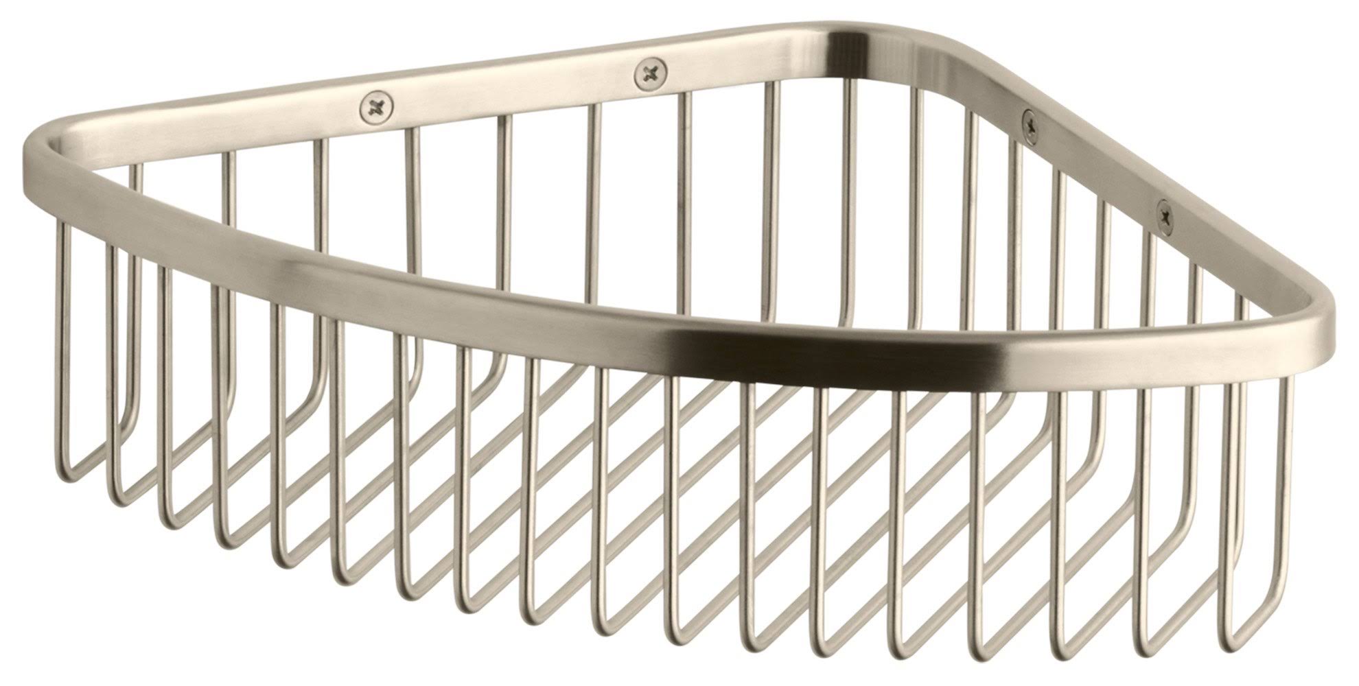 KOHLER K-1897-BV Large Shower Basket, Vibrant Brushed Bronze