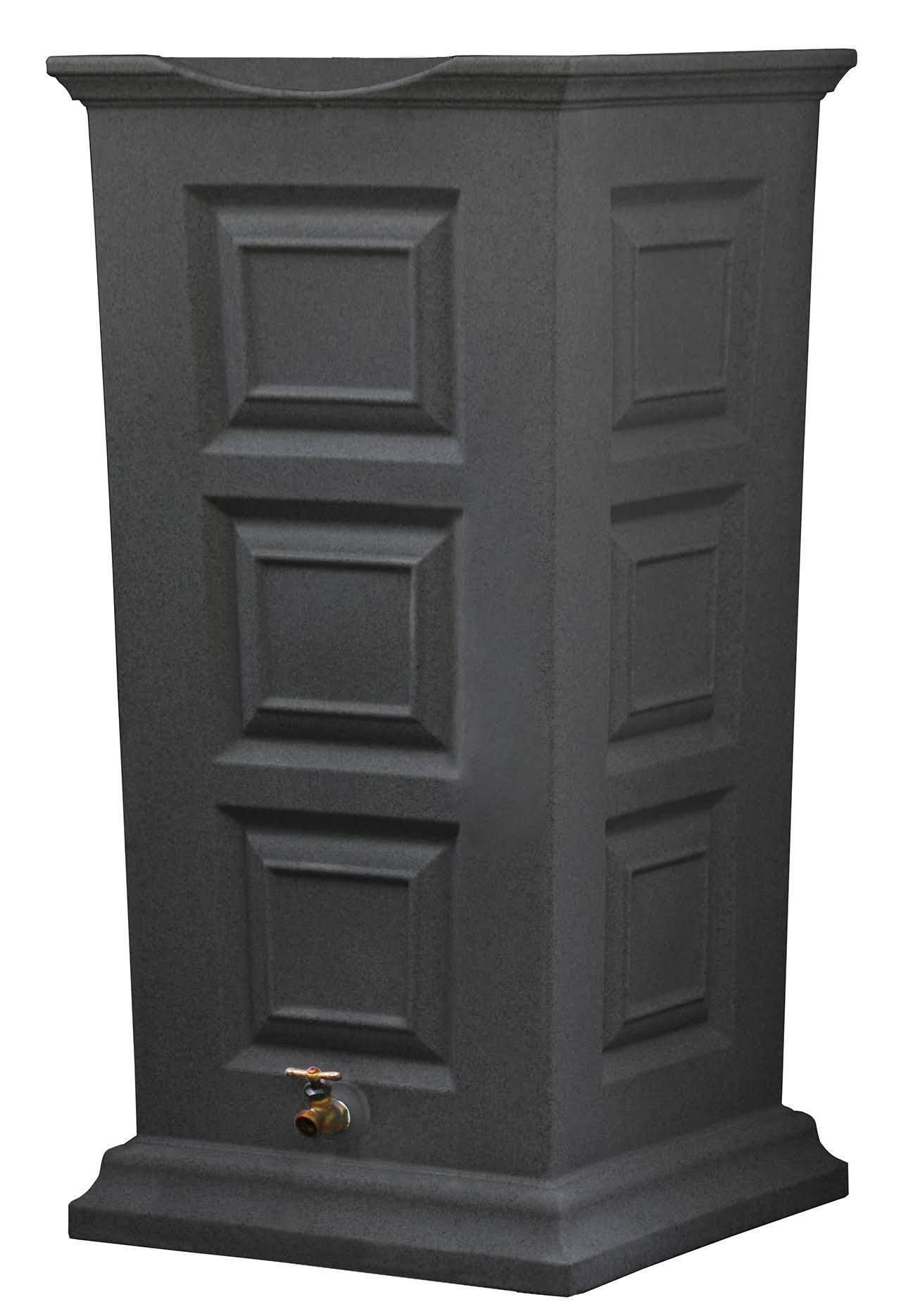 Good Ideas | Savannah Rain Barrel 55 Gallon Dark Granite