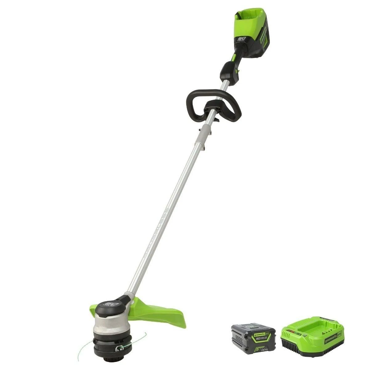 Pro 60V Cordless 16x22 Brushless String Trimmer w/ 2.0 Ah Battery