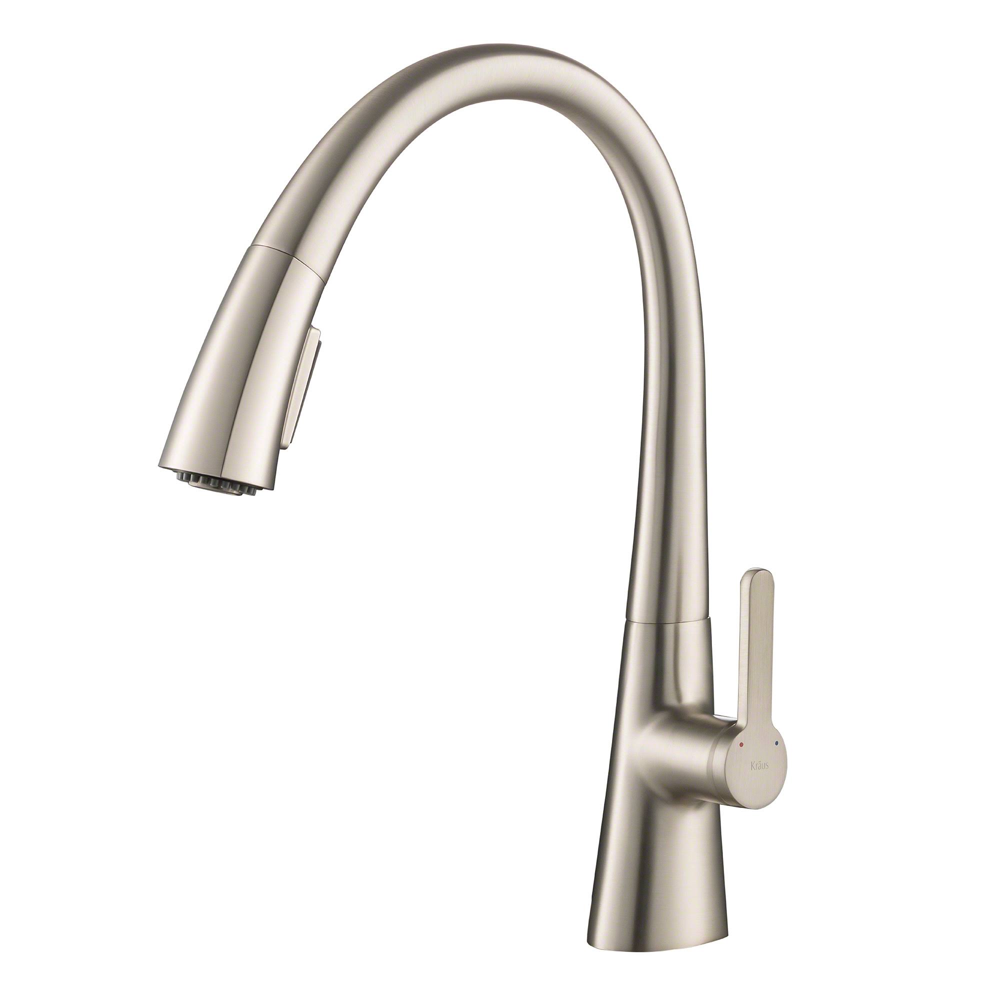 Kraus Nolen Pull Down Kitchen Faucet - Stainless Steel - Single Handle - 1673SFS