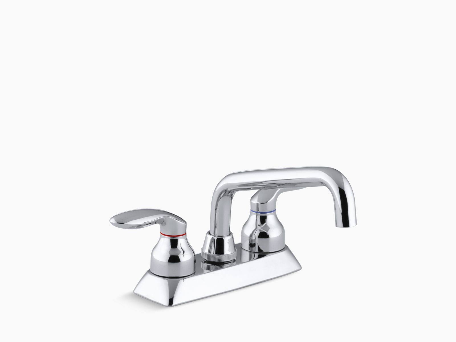 Kohler 15270-4-CP Coralais Laundry Sink Faucet, Polished Chrome