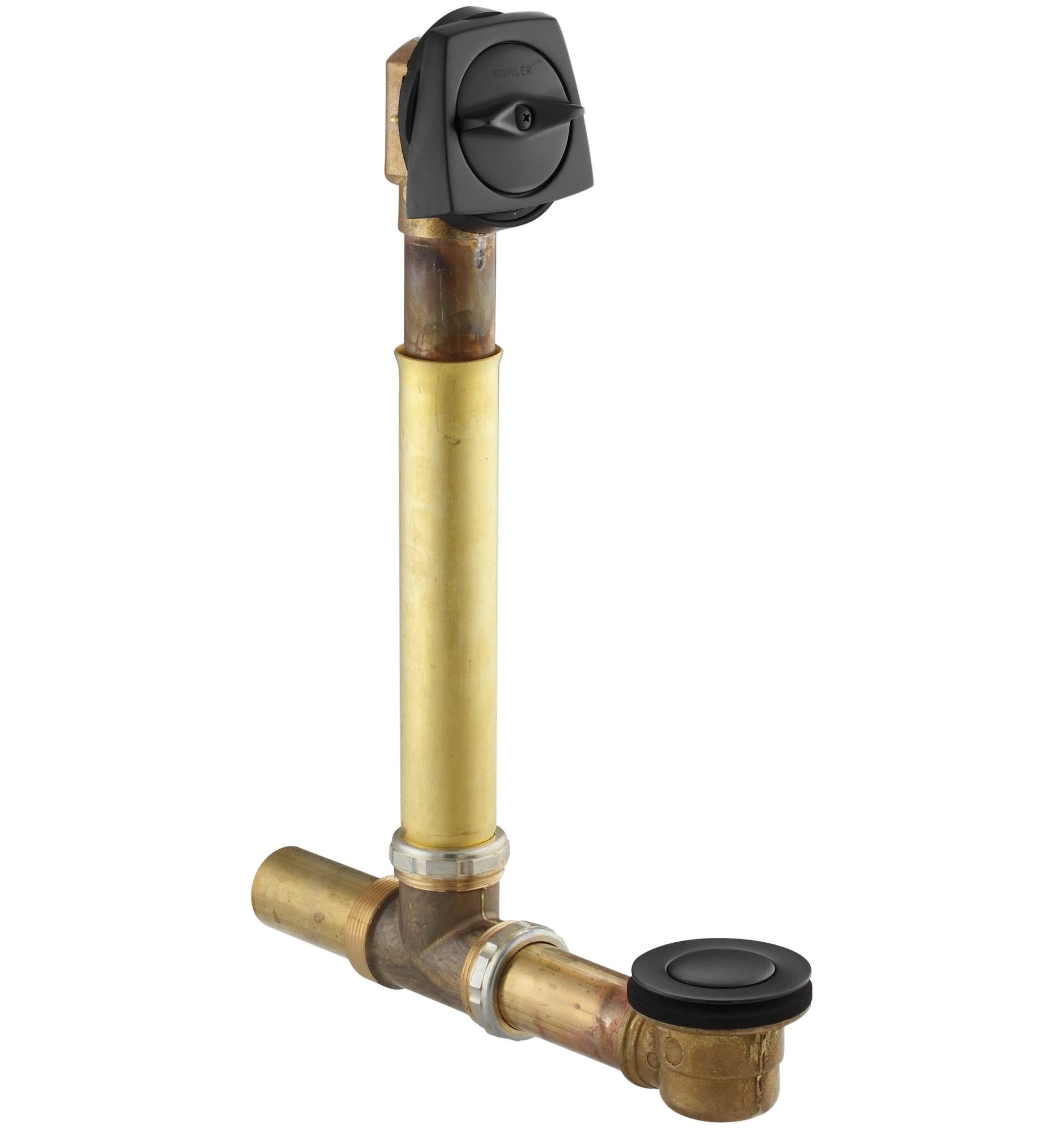 Kohler K-7161-AF Clearflo Pop Up Drain - Brushed Black