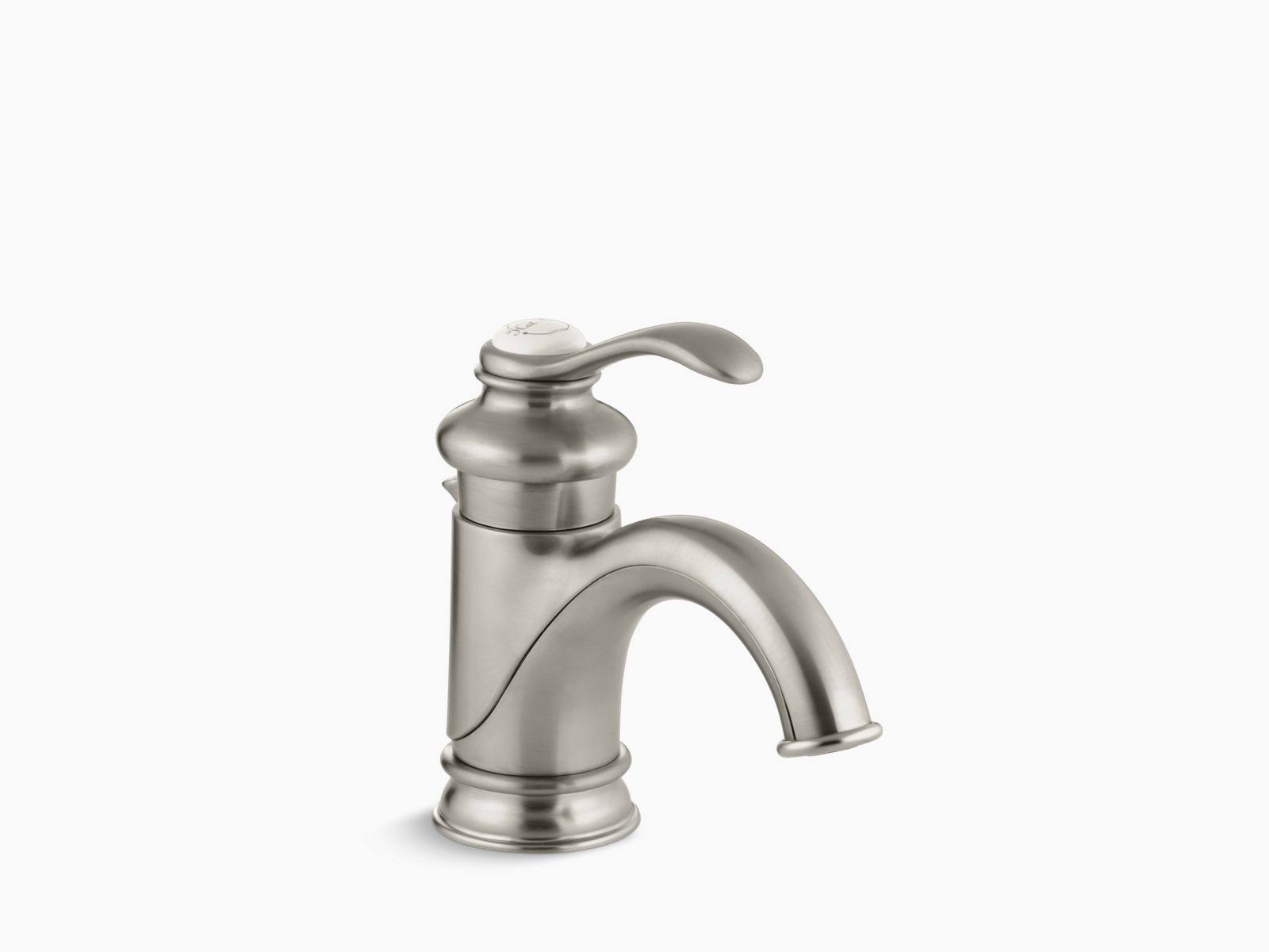 Kohler 12182-BN Fairfax Single-Handle Bathroom Sink Faucet - Vibrant Brushed Nickel
