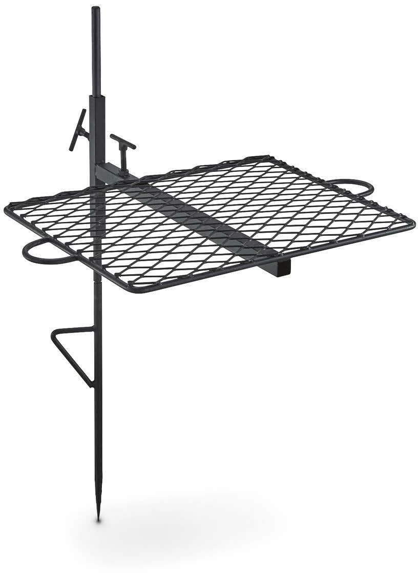 Guide Gear Outdoor Campfire Swivel Grill Cooking Grate Portable Camping Food Adjustable New