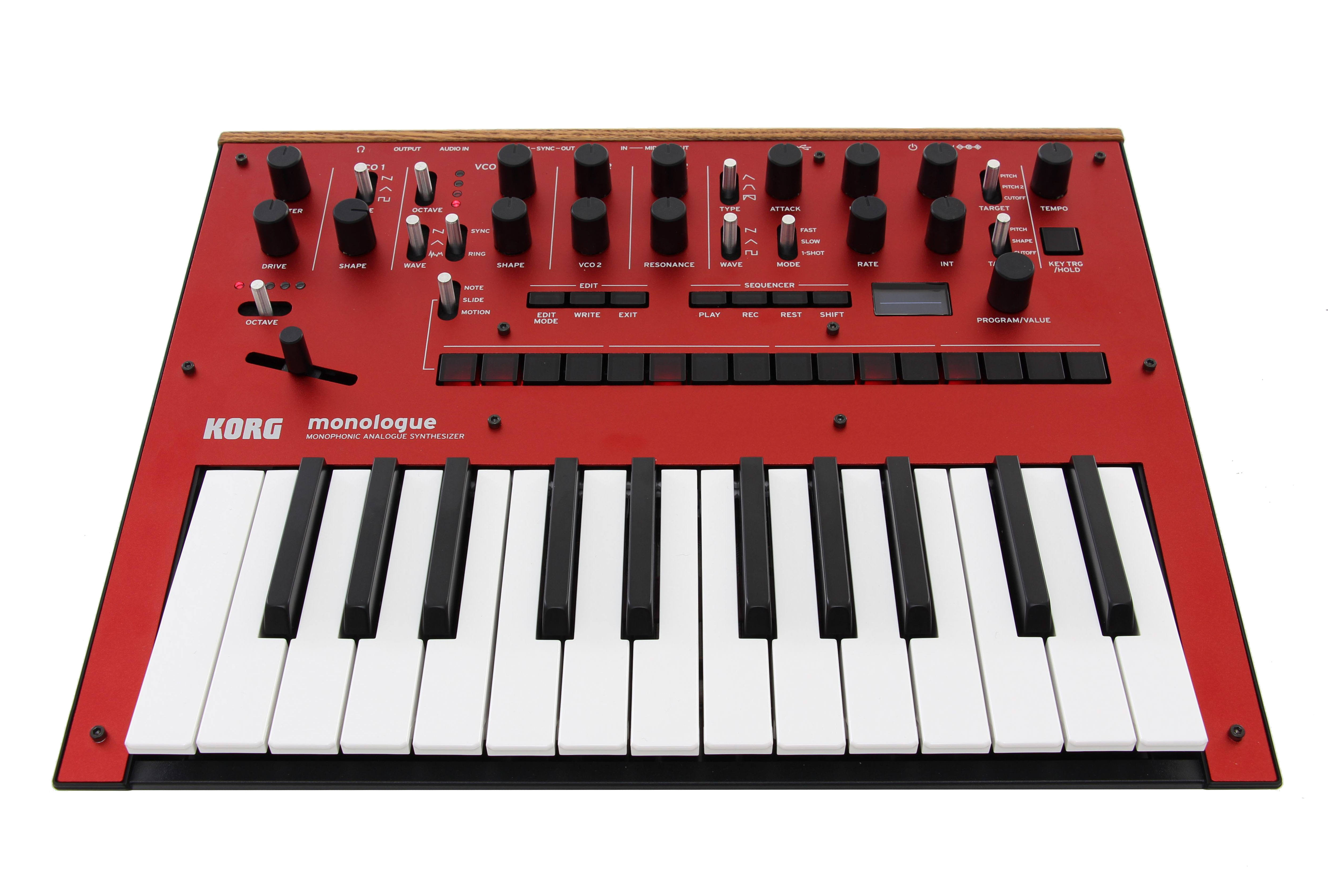 Korg Monologue Monophonic Analog Synthesizer (Red)