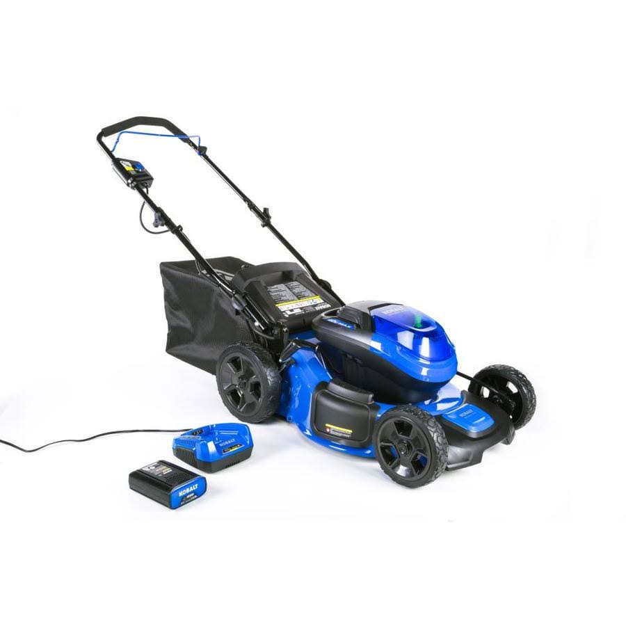 Kobalt 40-Volt Max Brushless Lithium Ion (Li-Ion) 20-in Deck Width Cordless Electric Push Lawn Mower with 1 Battery