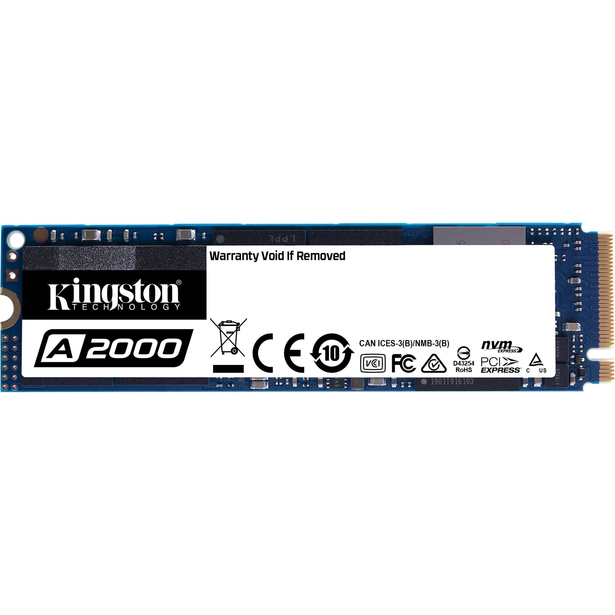 Kingston 250GB A2000 M.2 2280 NVMe Solid State Drive